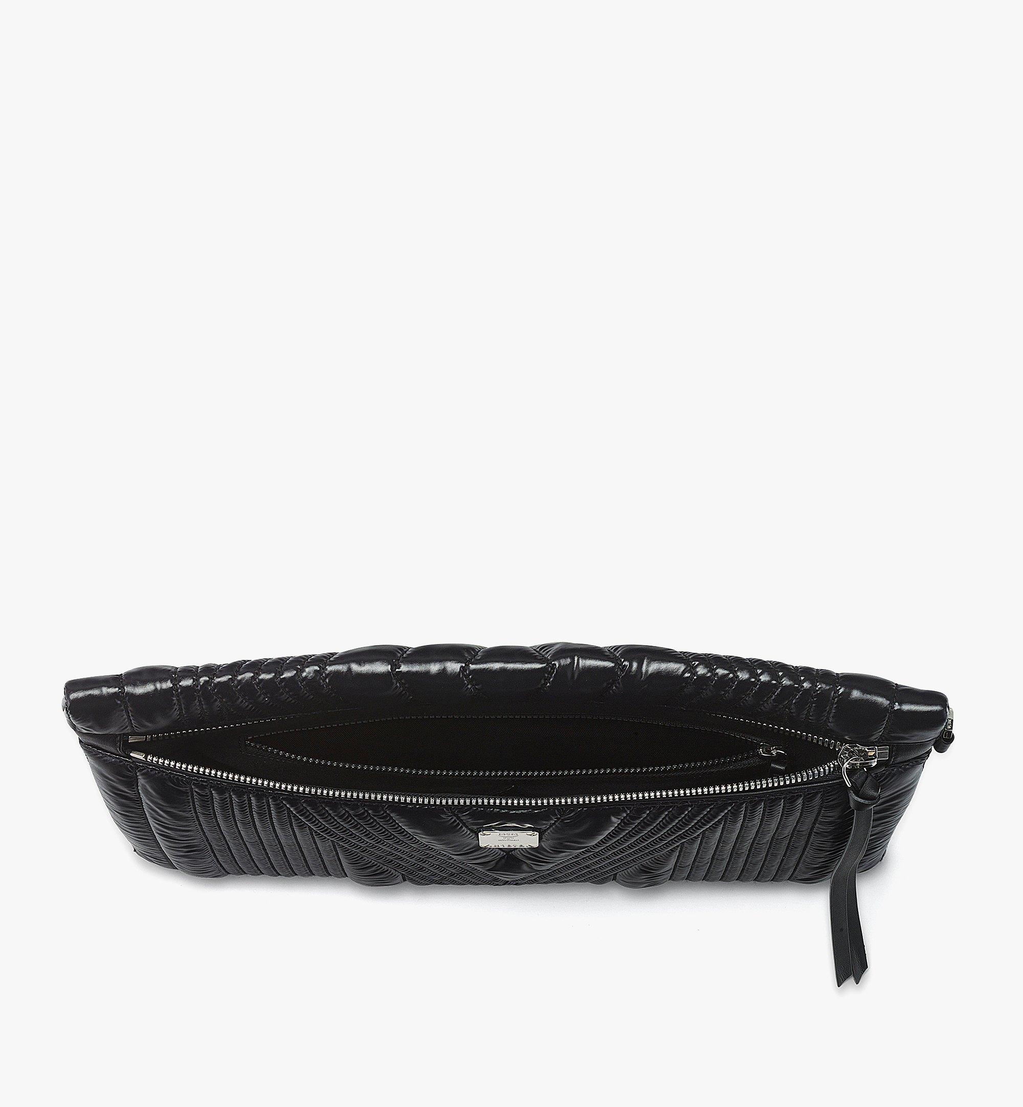 Medium Kissen Zip Pouch in M Quilted Nylon Black | MCM ®US