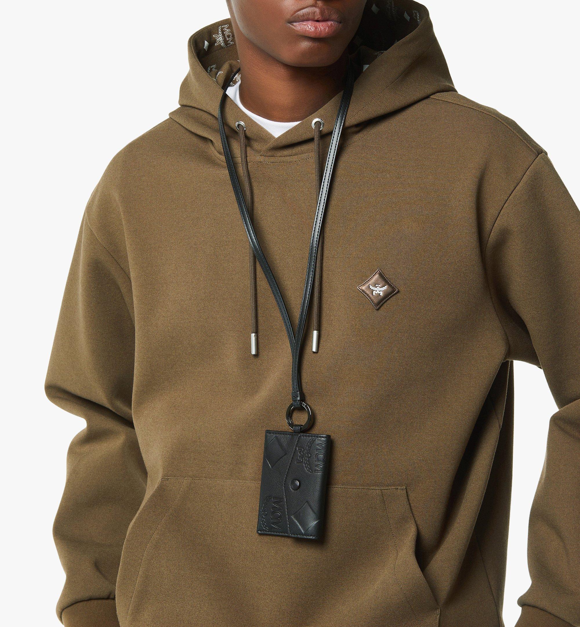 Aren Lanyard ID Wallet in Maxi Monogram Leather