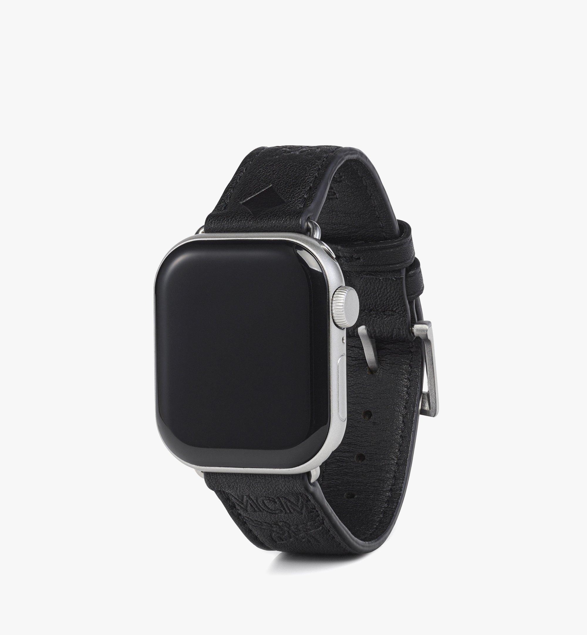 Apple Watch Band in Embossed Monogram Leather