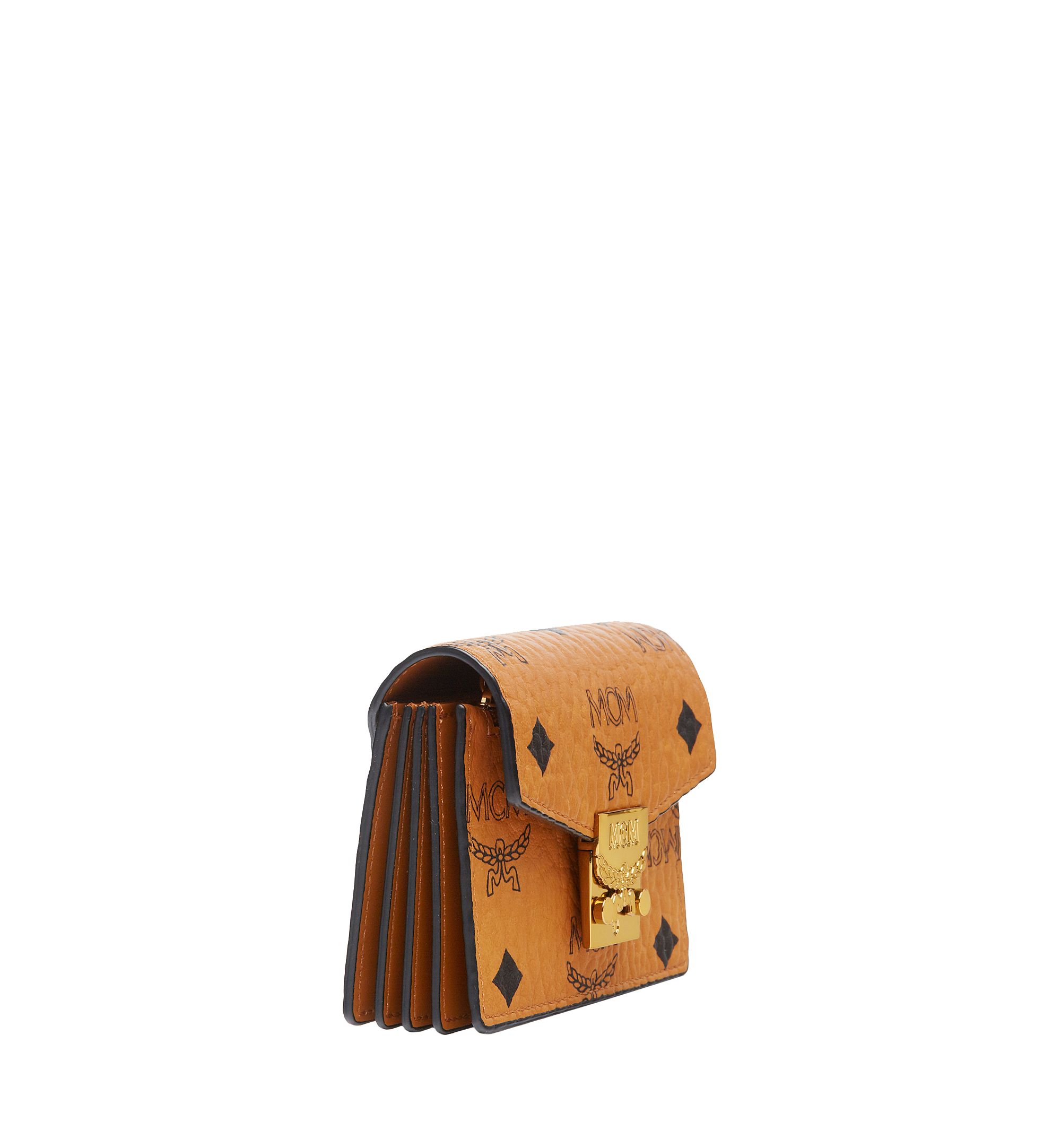 MCM Tracy Accordion Visitenkartenetui in Visetos Cognac MYA7SPA14CO001 Noch mehr sehen 1