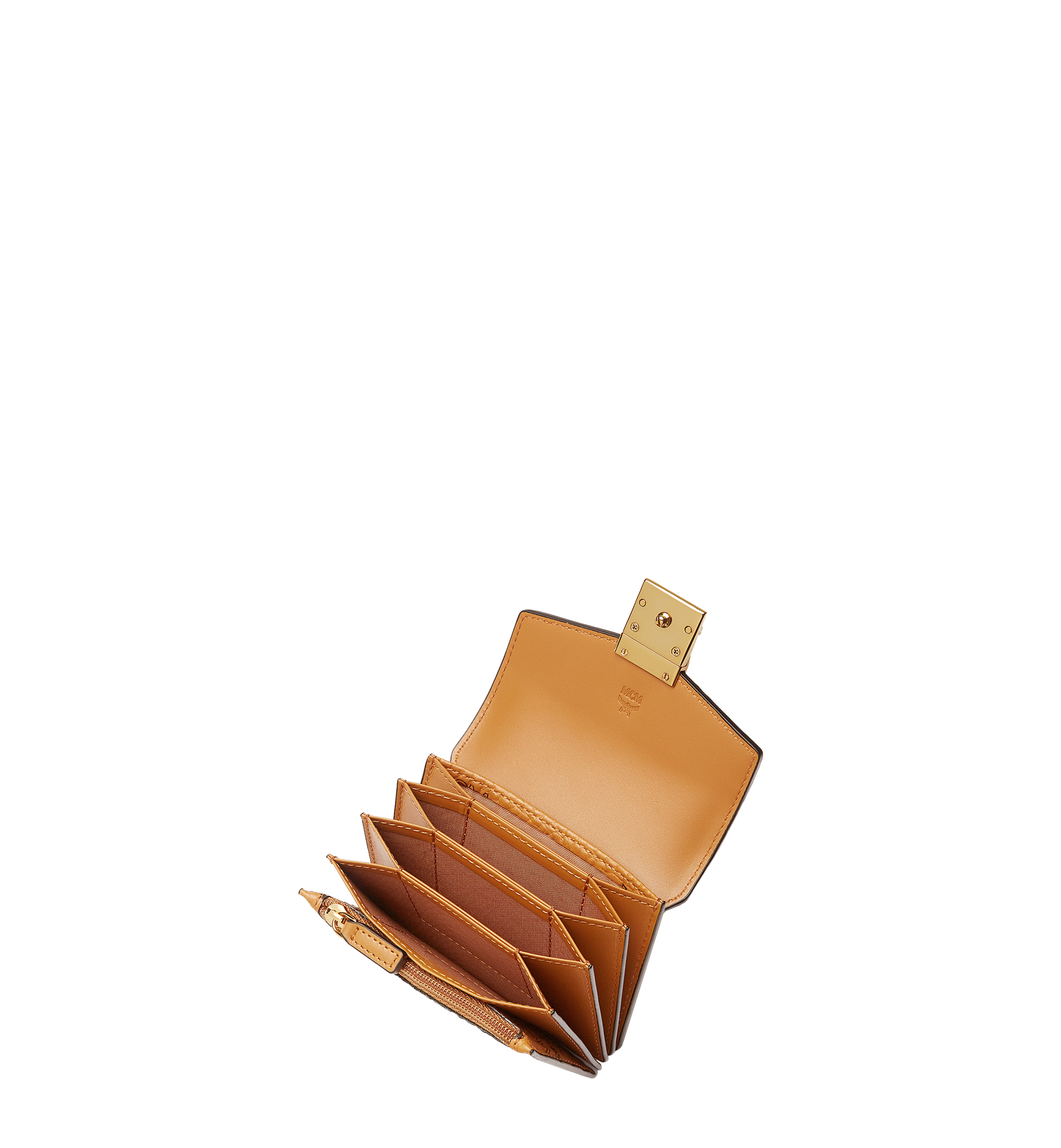 MCM Tracy Accordion Visitenkartenetui in Visetos Cognac MYA7SPA14CO001 Noch mehr sehen 3