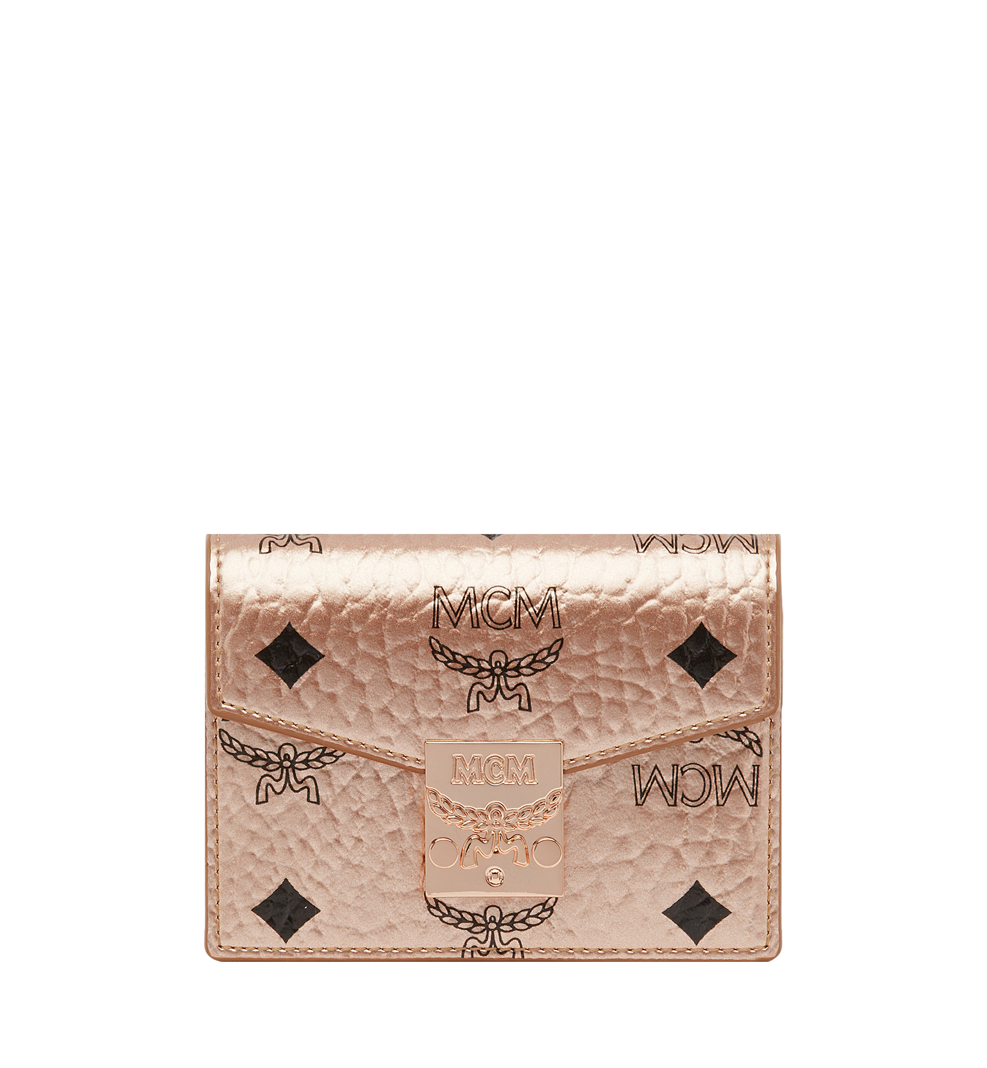 MCM Porte-cartes accordéon patricia en visetos  MYA8APA14TC001 Plus de photos 1