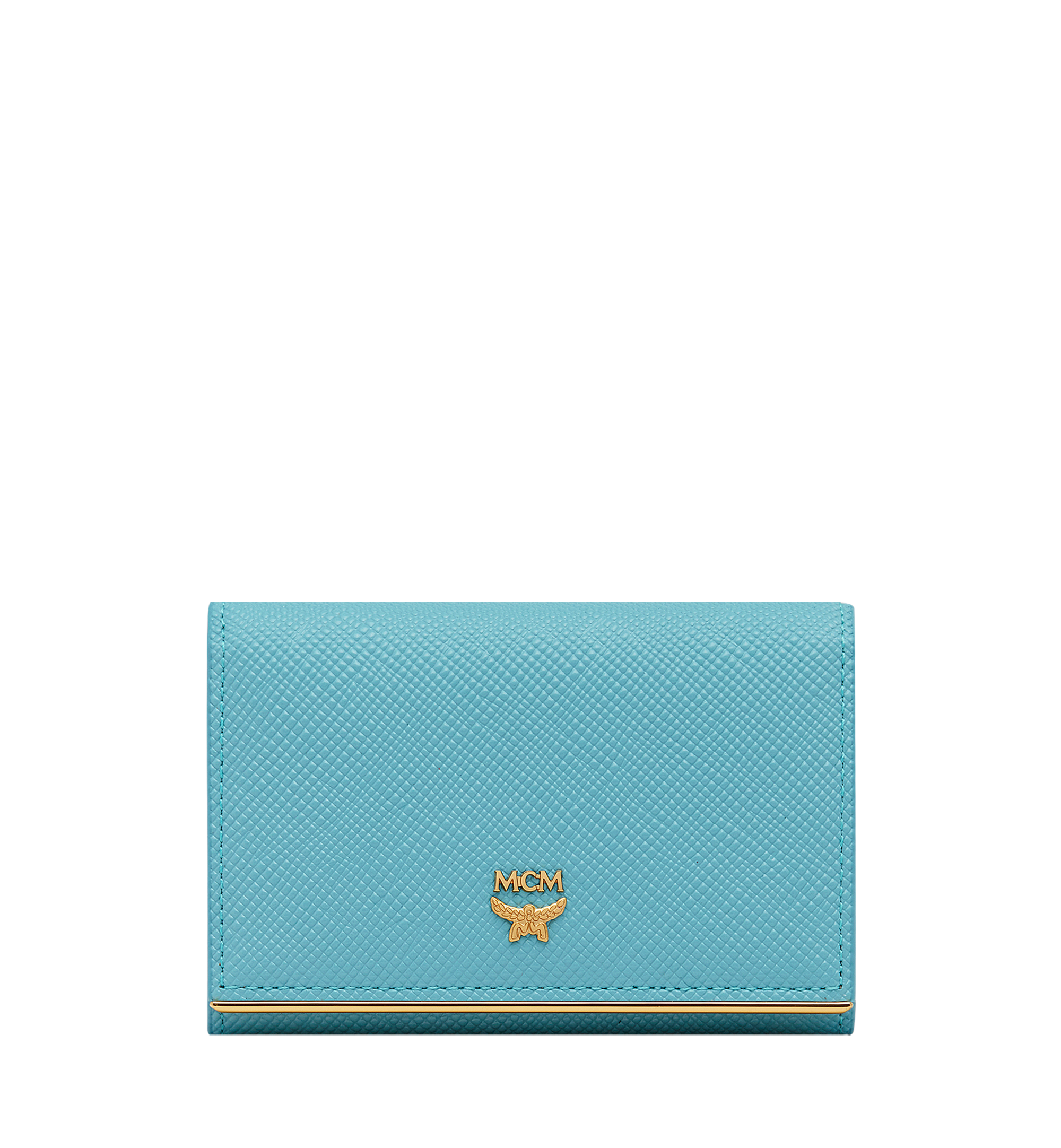 MCM Casablanca Card Case in Textured Leather Blue MYA8SCB01HS001 Noch mehr sehen 1