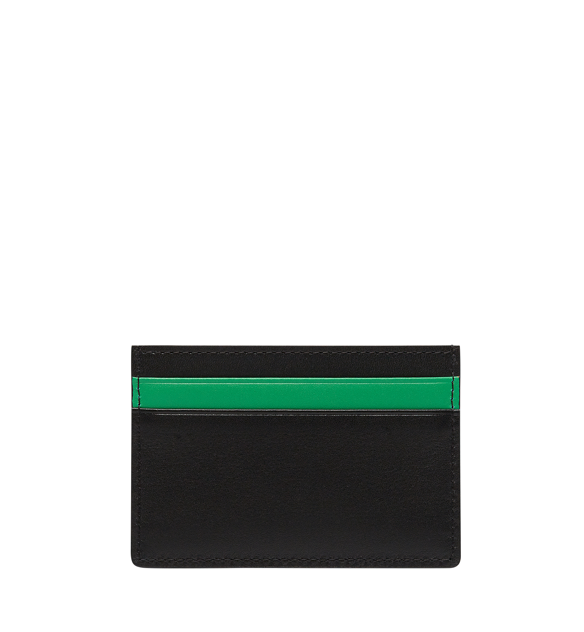 MCM Victory Flower Card Case in Leather Black MYA8SSE09BK001 Alternate View 2