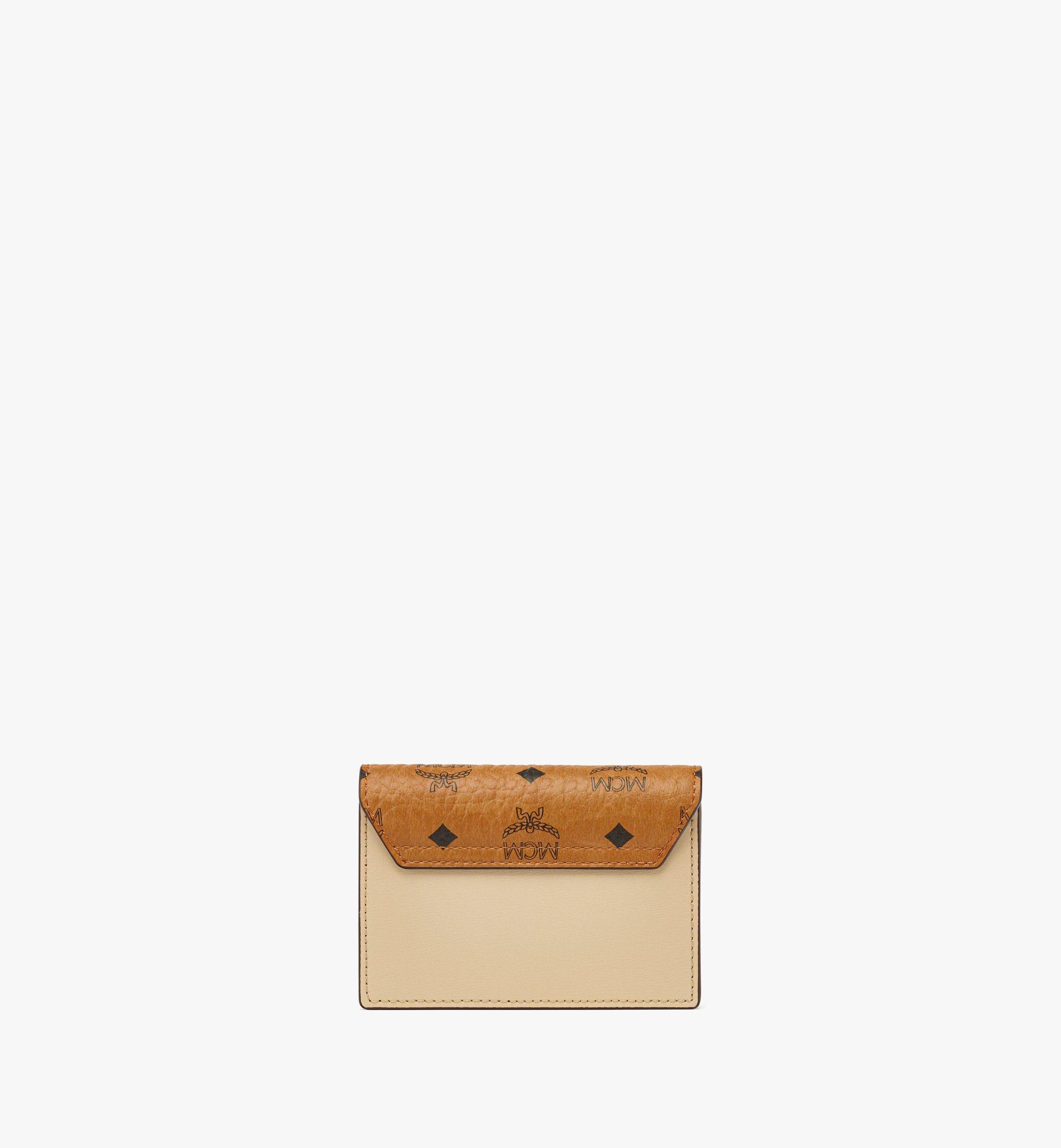 MCM Travia Visetos风琴式卡片钱包 Beige MYACALM02IW001 更多视角 2