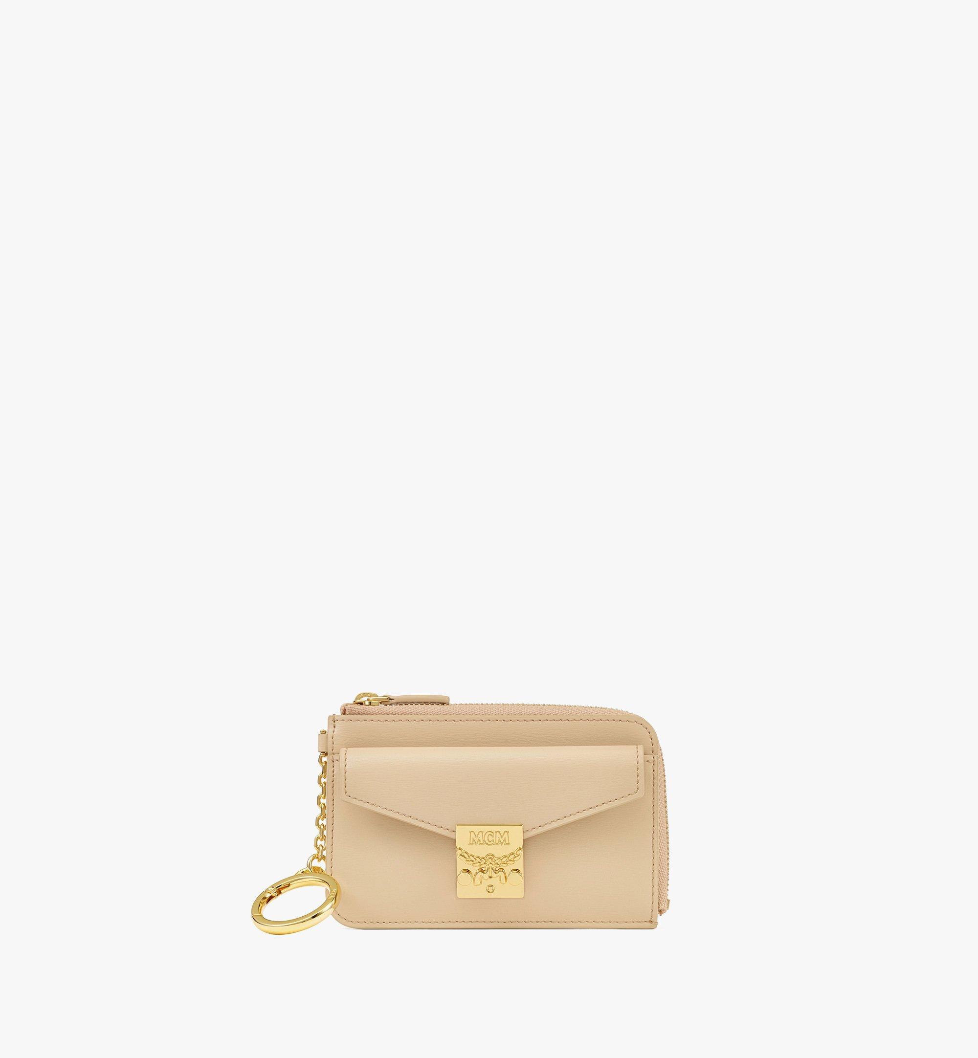 Mini Tracy Zip Card Case in Spanish Leather Beige MCM ®CN