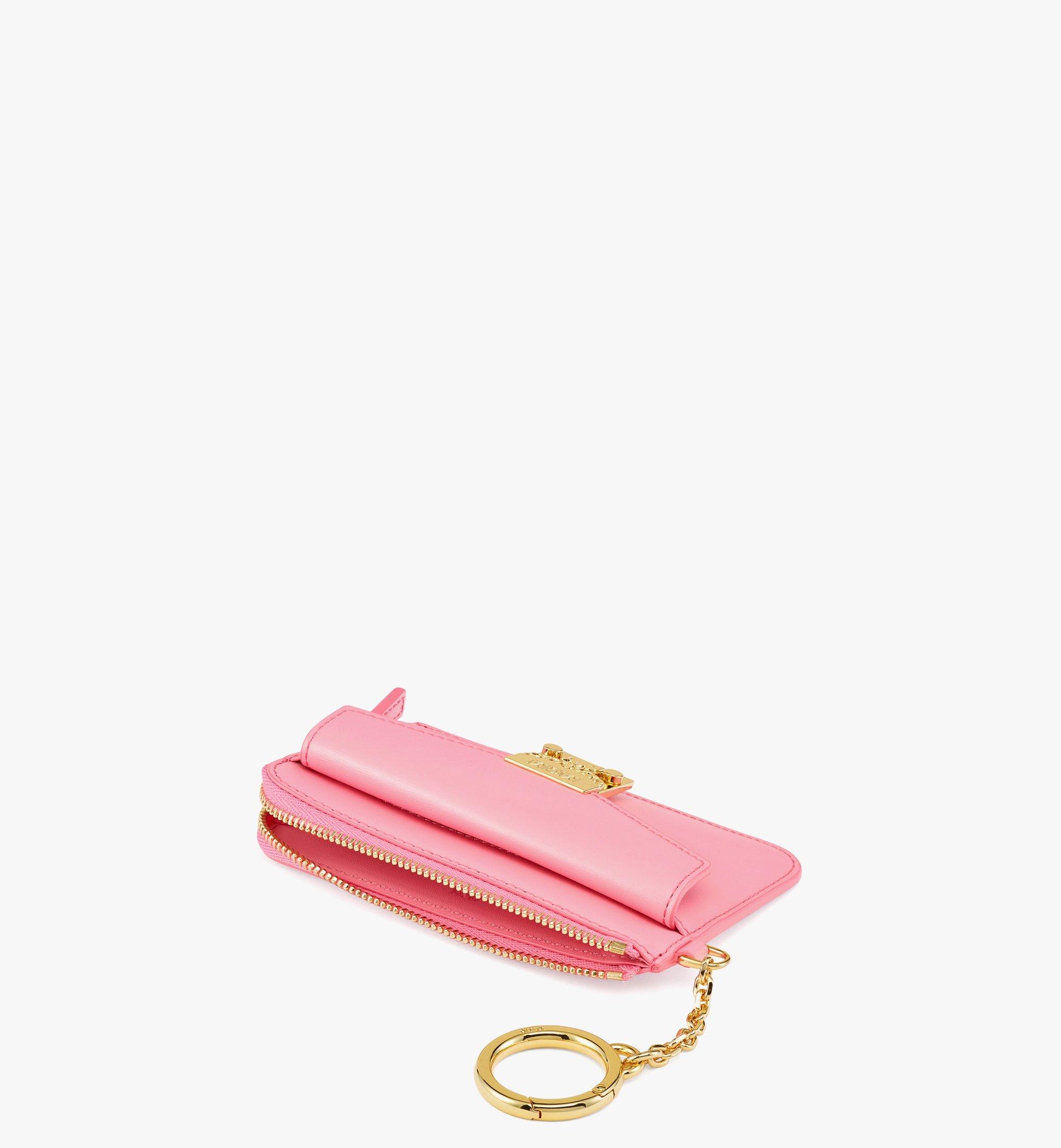 Mini Tracy Zip Card Case in Spanish Leather Pink MCM ®SG
