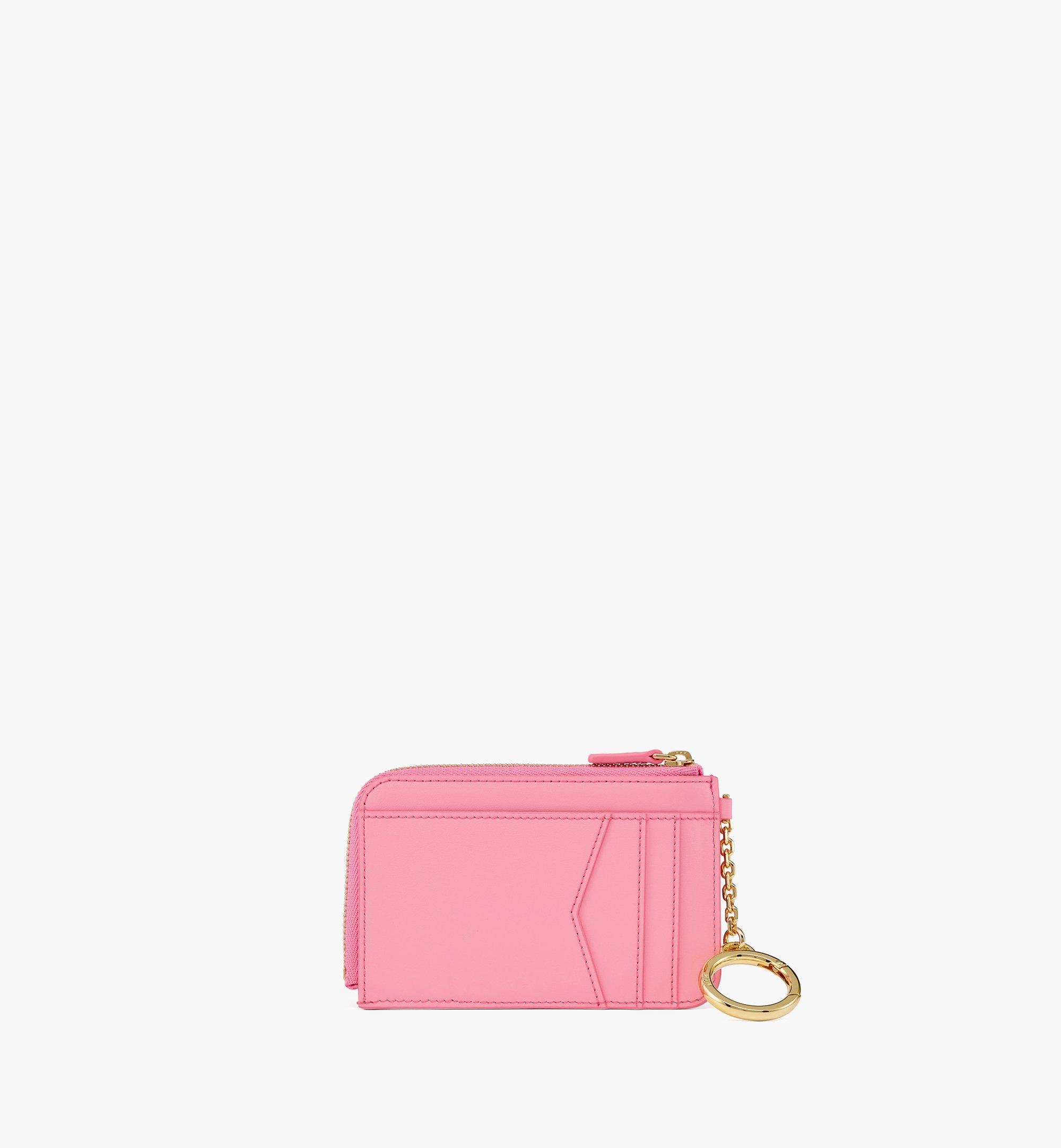 Mini Tracy Zip Card Case in Spanish Leather Pink MCM ®SG