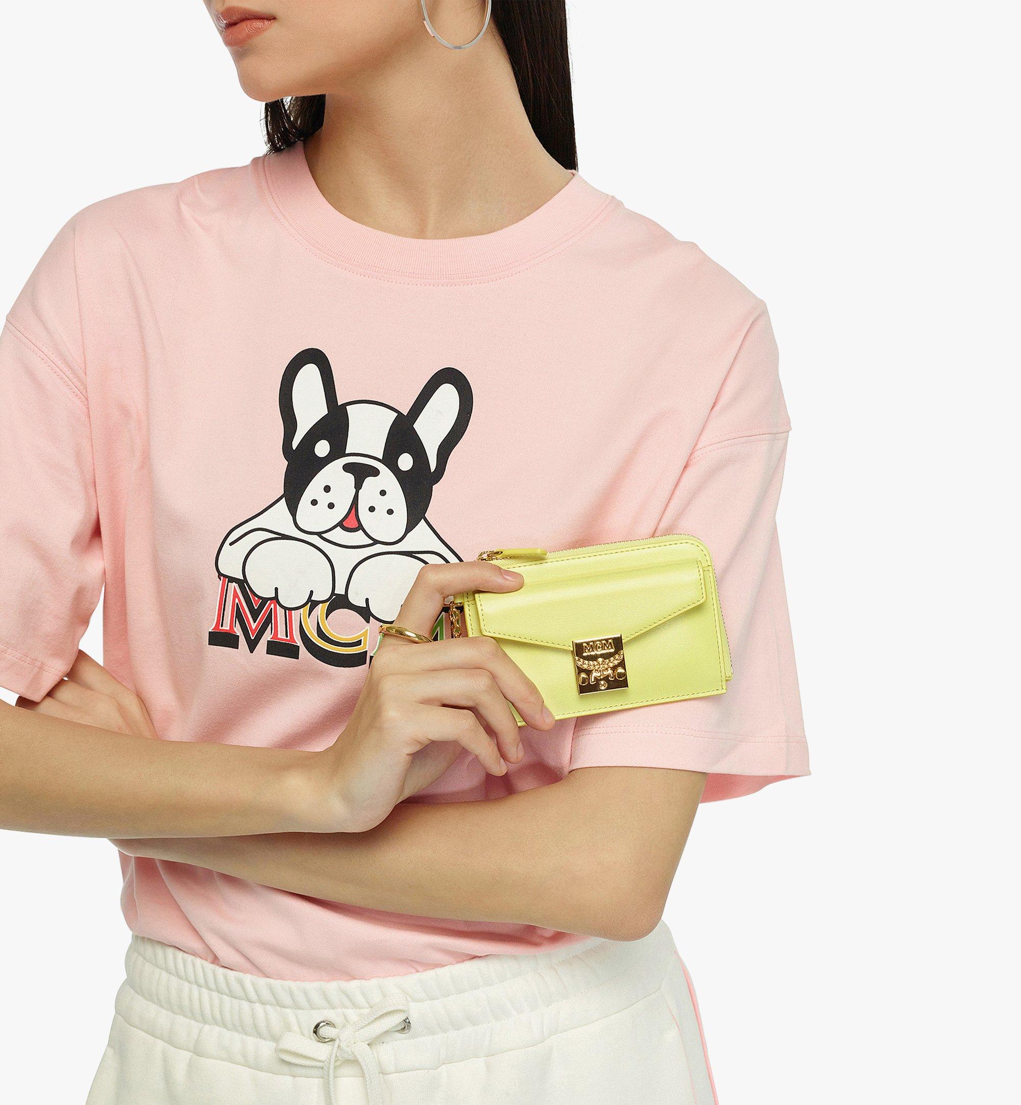 Mini Tracy Zip Card Case in Spanish Leather Yellow MCM ®MY