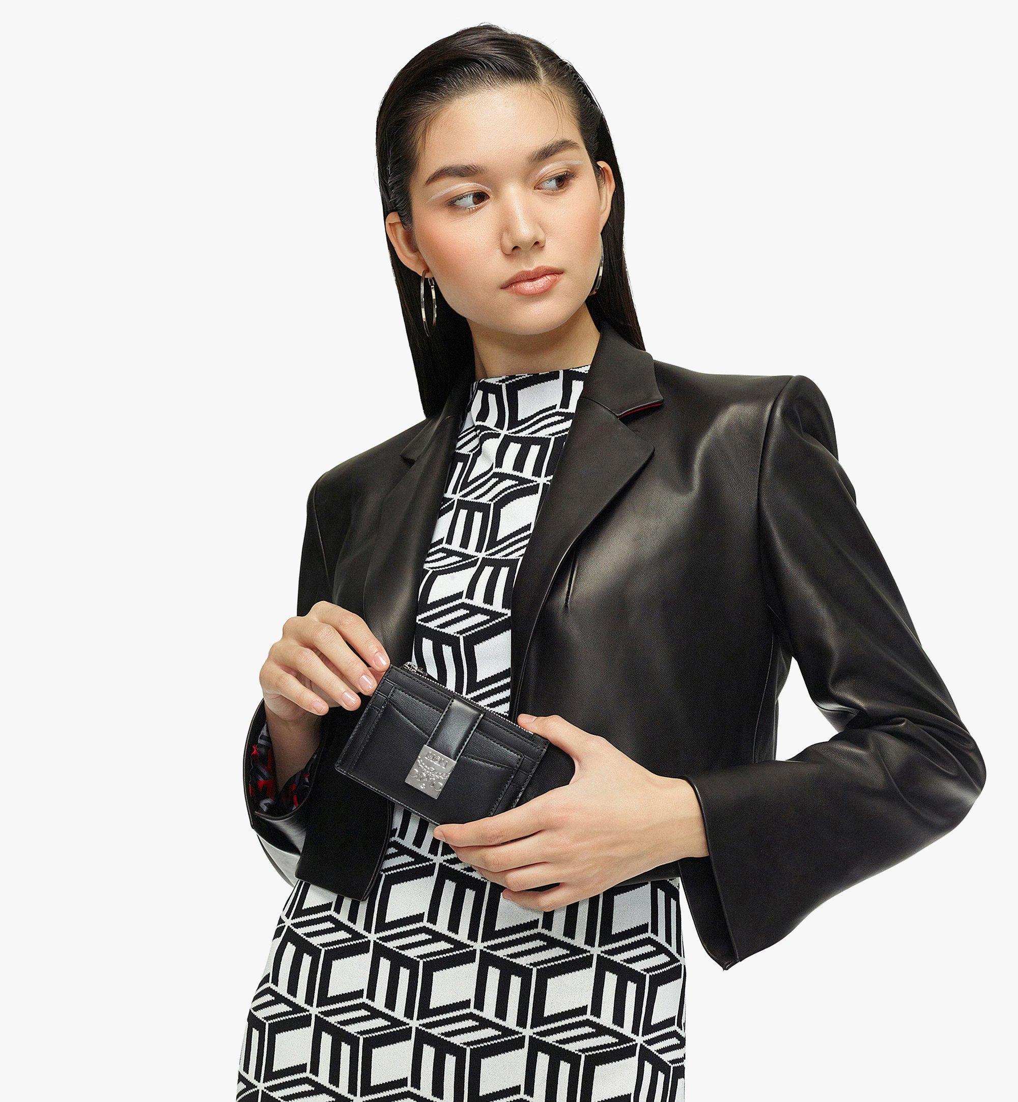 Mini Tracy Card Case in Spanish Leather Black MCM ®AU