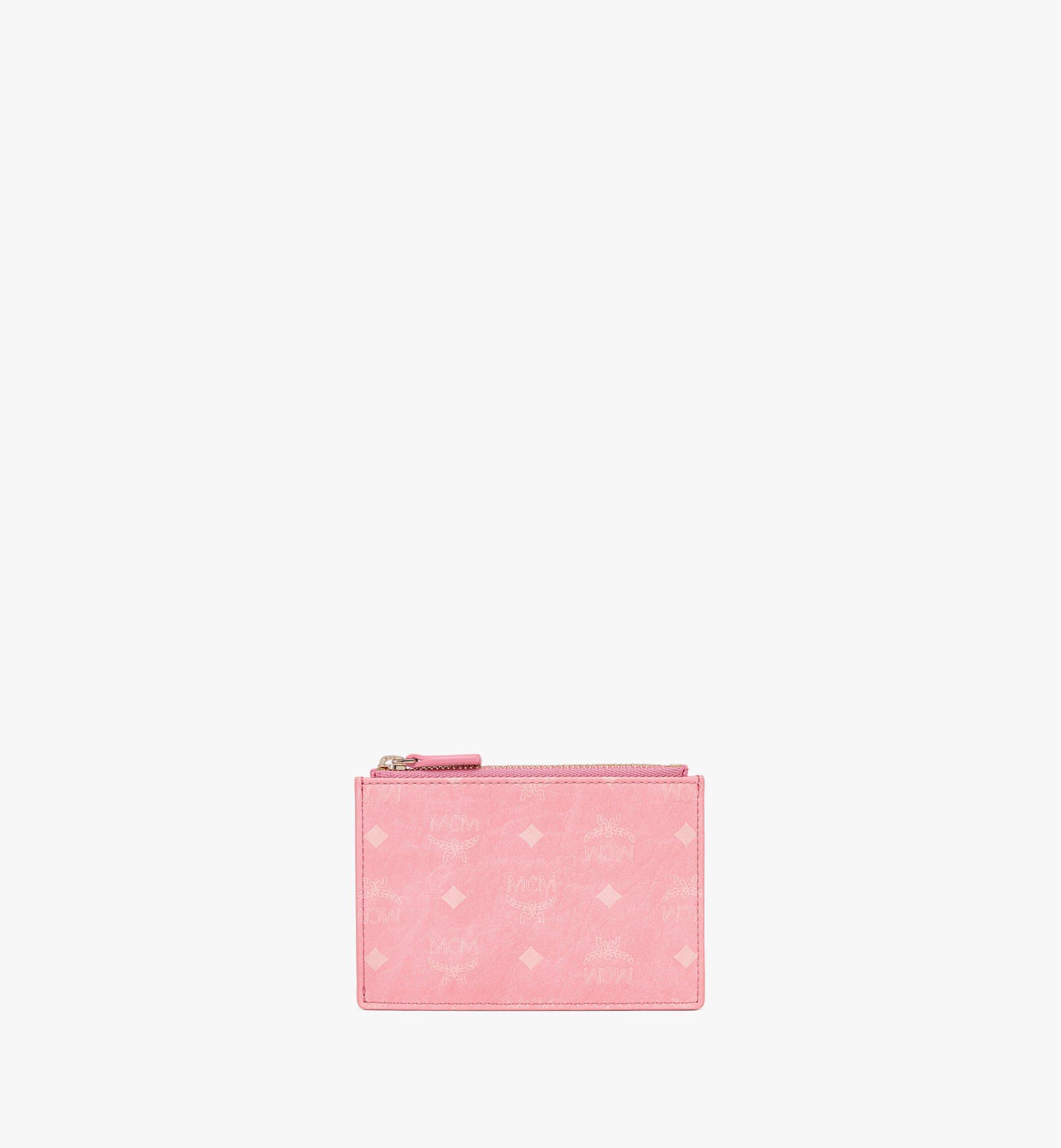 Aren Zip Card Case in Visetos