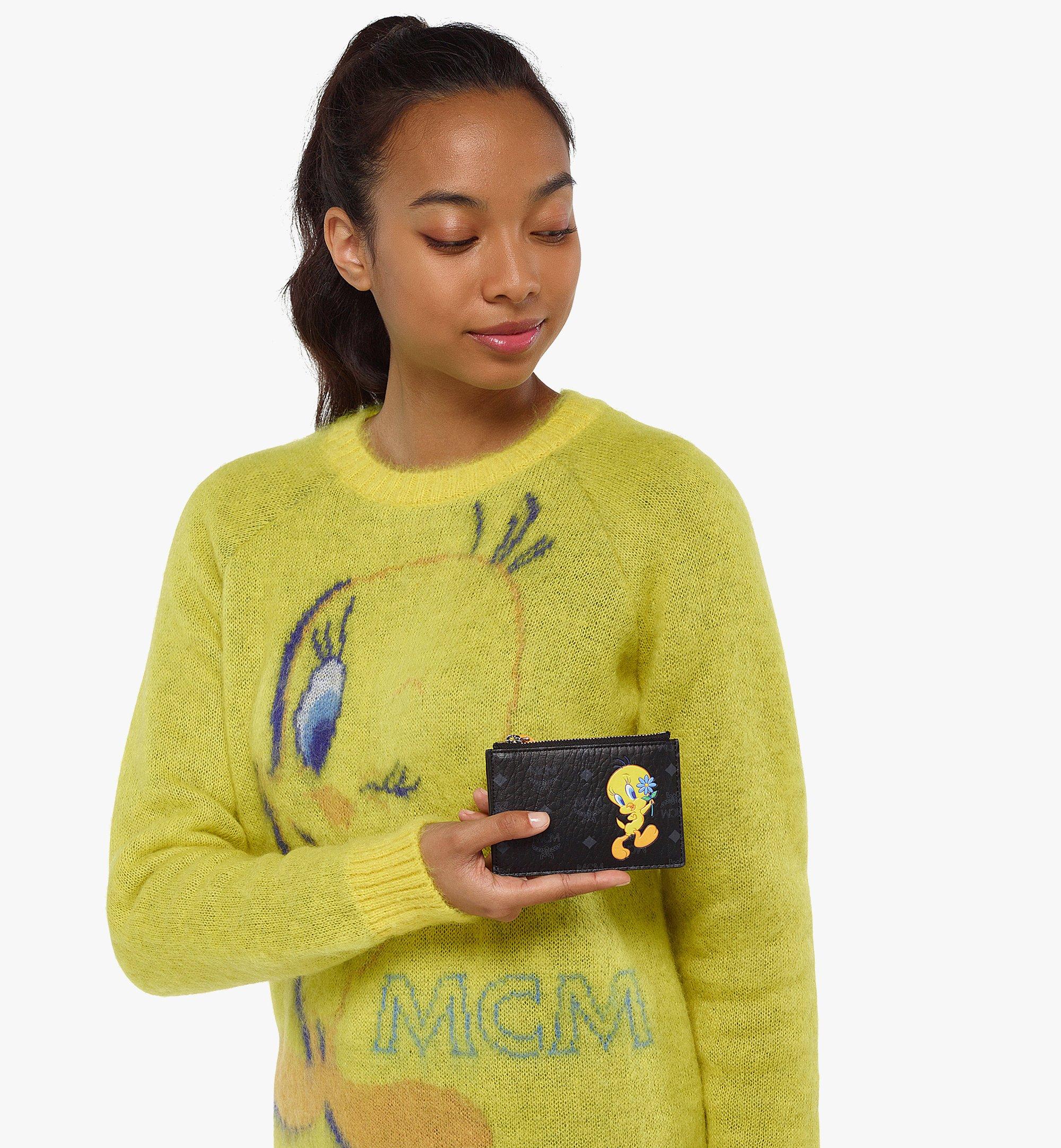 MCM Looney Tunes x MCM Visetos 拉鏈卡片夾 Black MYADSTA03BK001 更多視圖 3