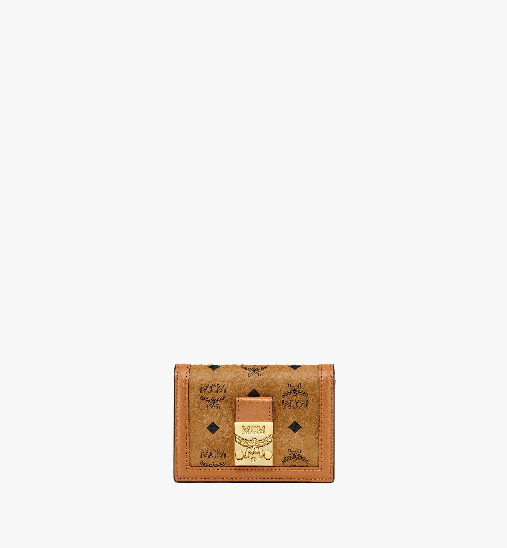 MCM Tracy Card Holder in Visetos Cognac MYADSXT01CO001 Alternate View 1