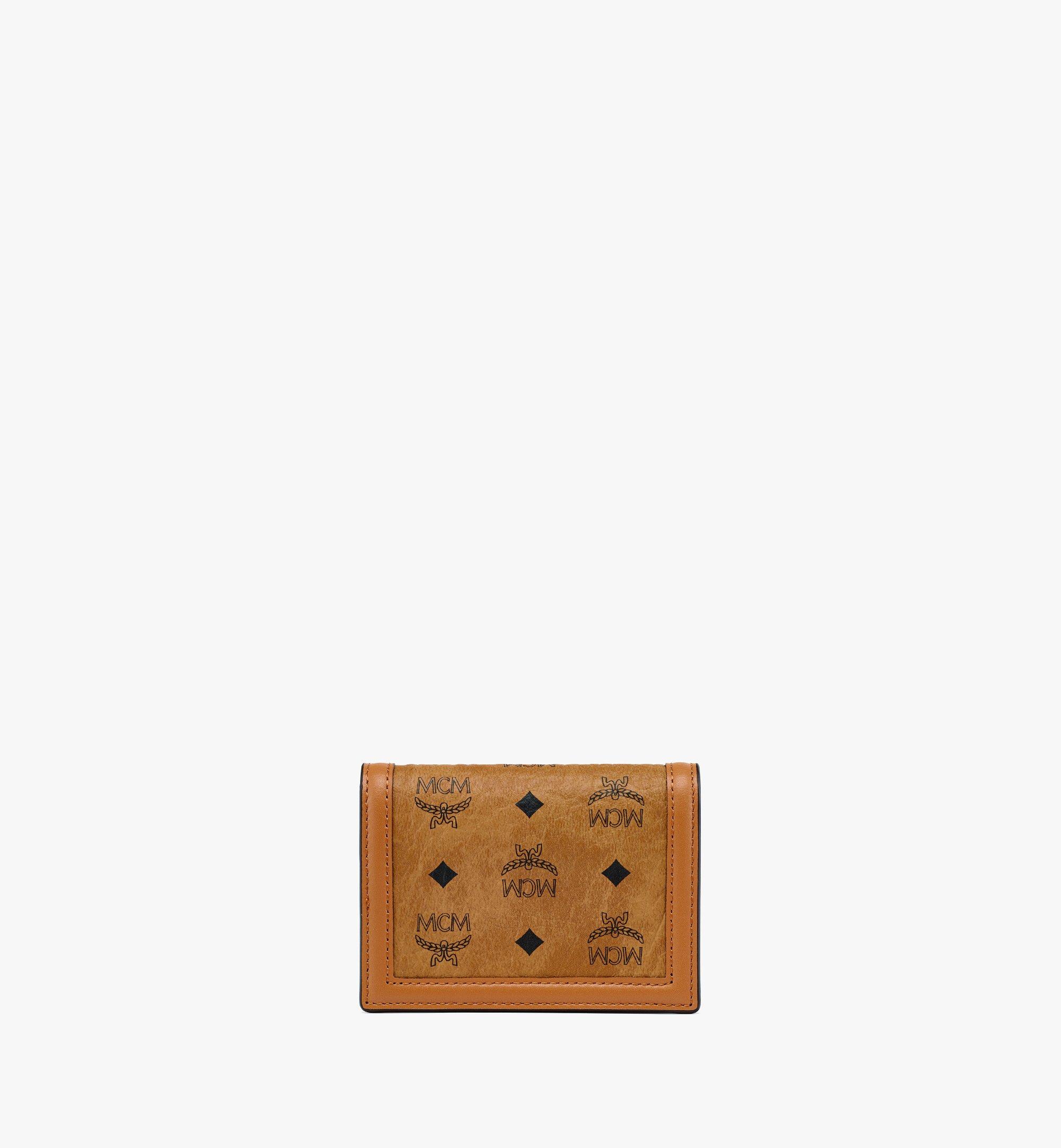 MCM Tracy Card Holder in Visetos Cognac MYADSXT01CO001 Alternate View 2