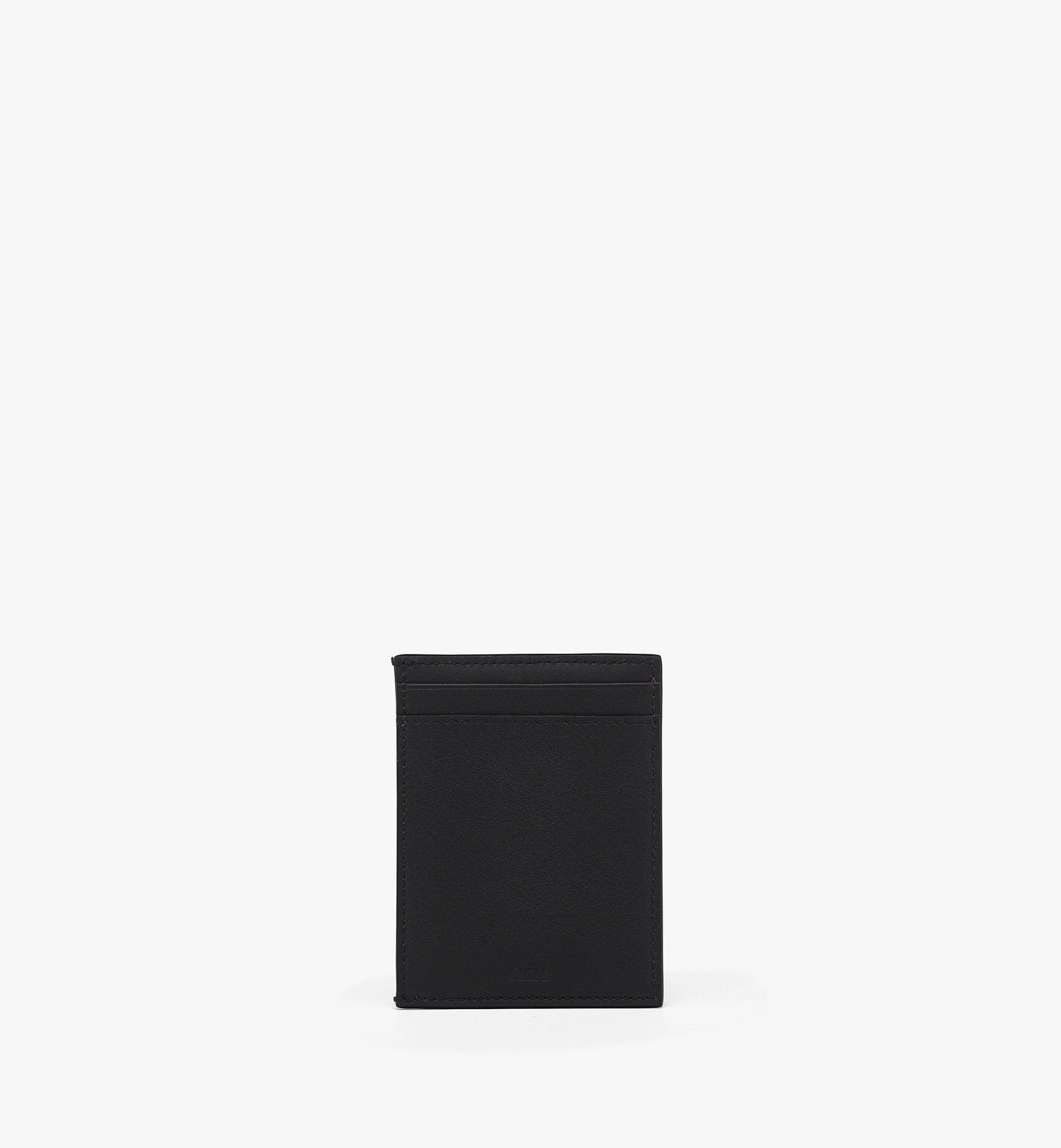 MCM Himmel カードケース - ローレル カーフレザー Black MYAEAAC01BK001 ほかの角度から見る 2