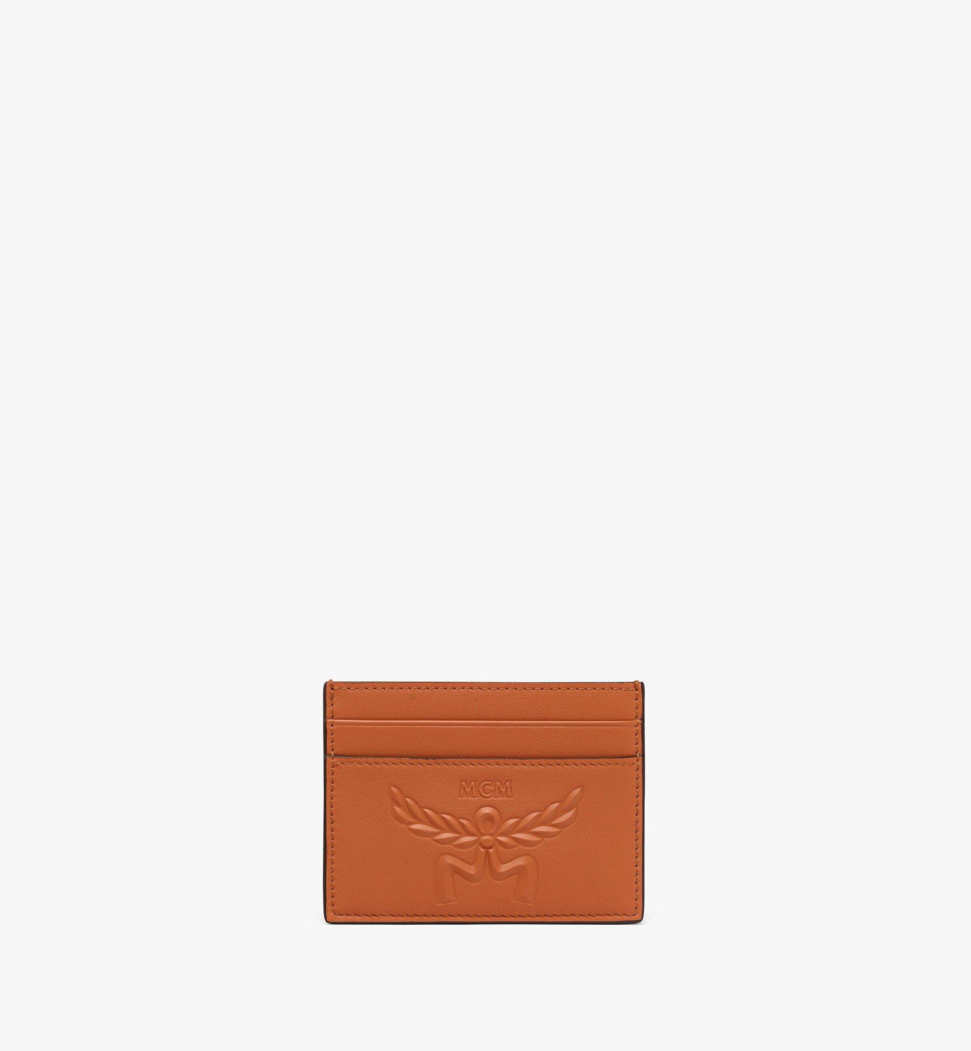 MCM Himmel カードケース - ローレル カーフレザー Orange MYAEAAC01CK001 ほかの角度から見る 1