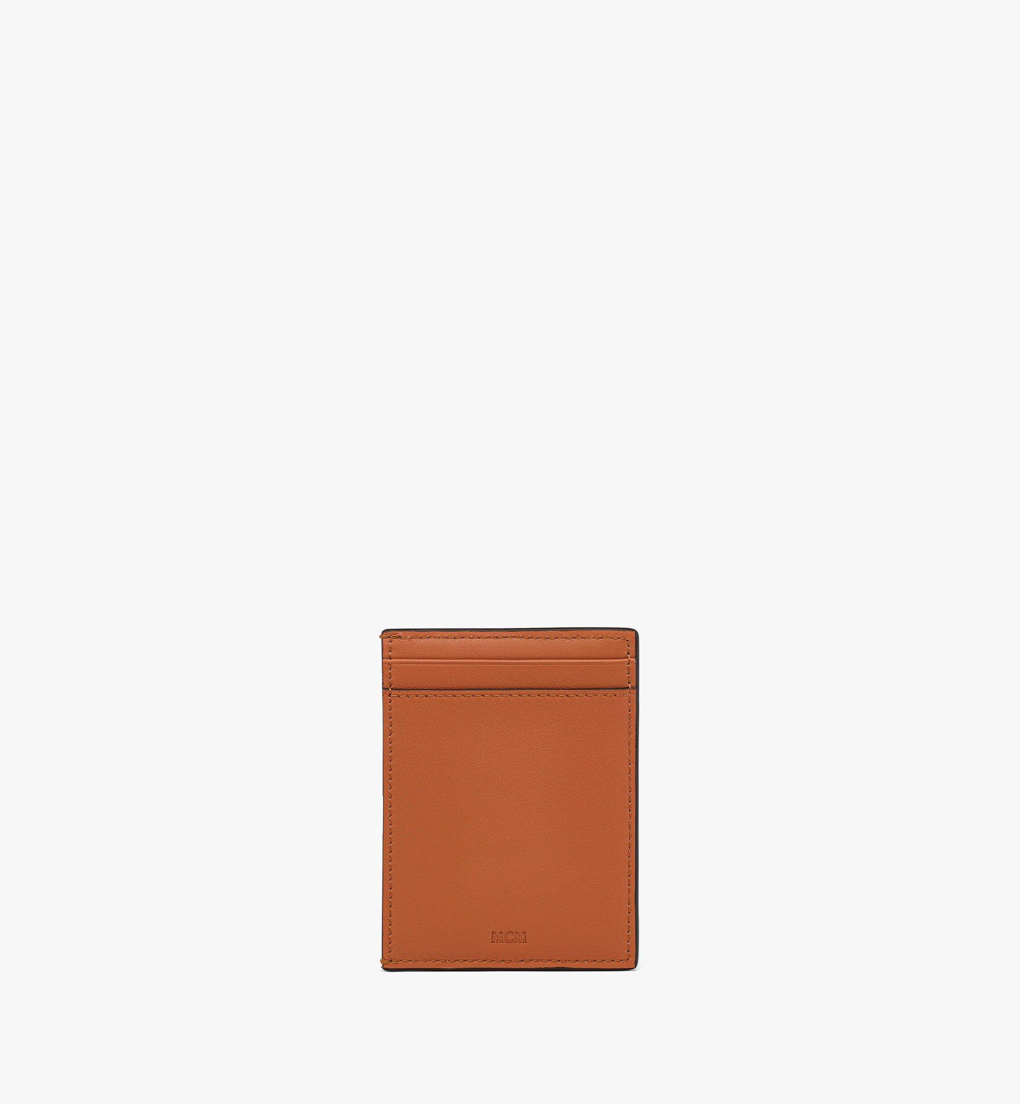 MCM Himmel カードケース - ローレル カーフレザー Orange MYAEAAC01CK001 ほかの角度から見る 2