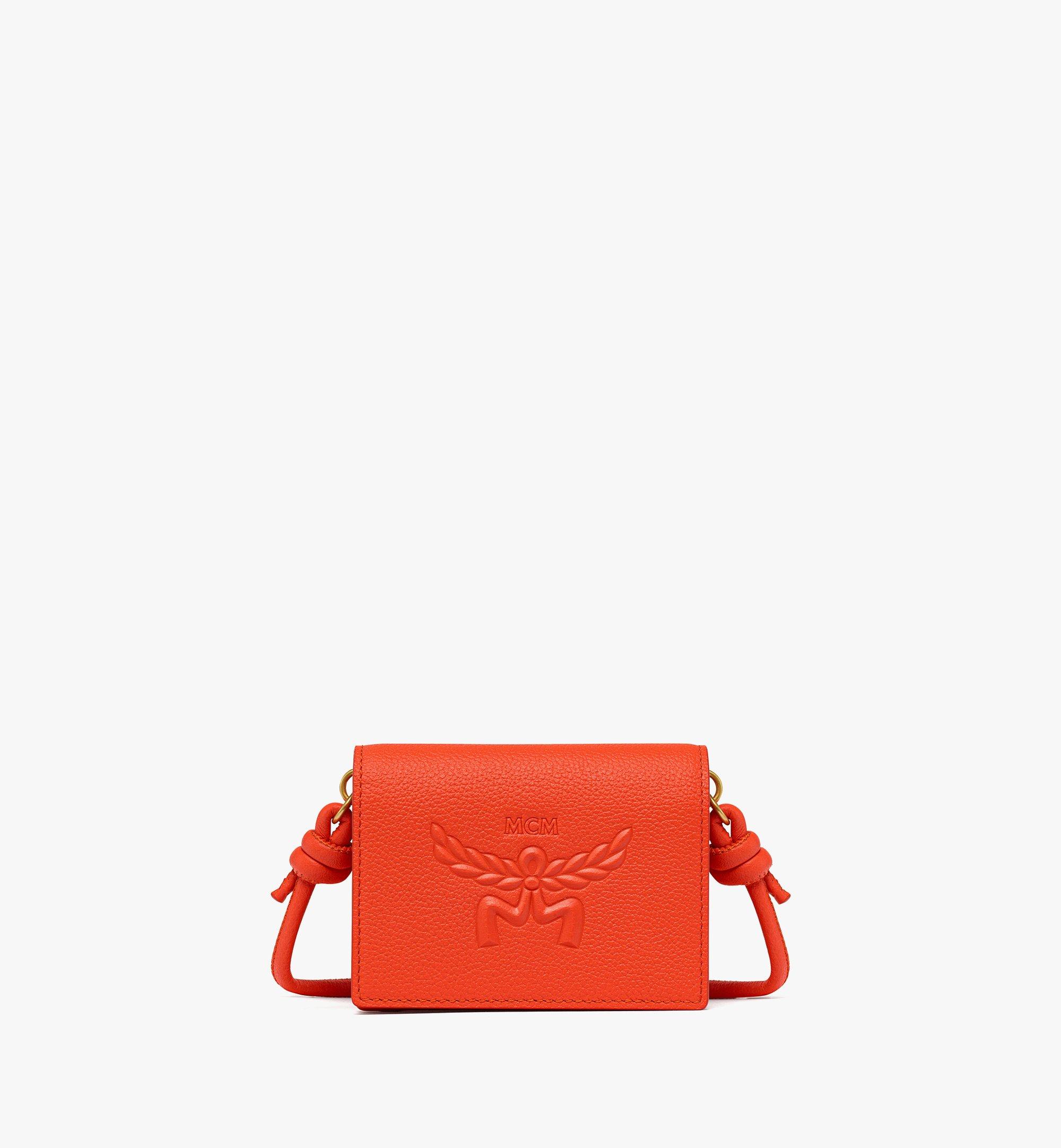 Red mcm online crossbody