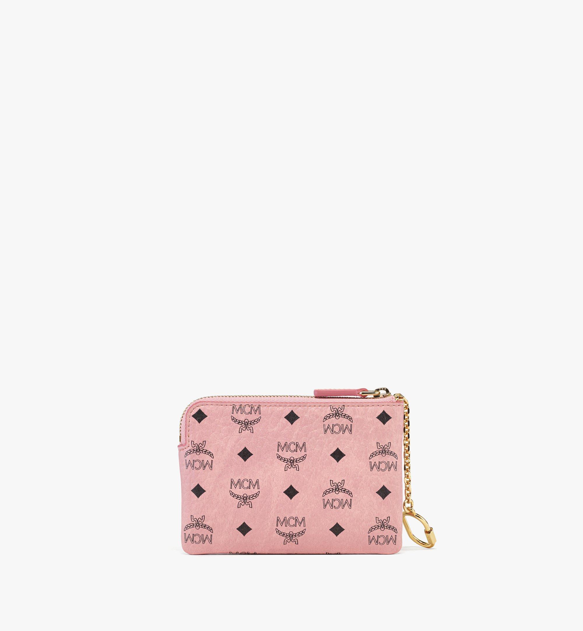 Mini Aren Card Pouch in Visetos Pink | MCM ®US