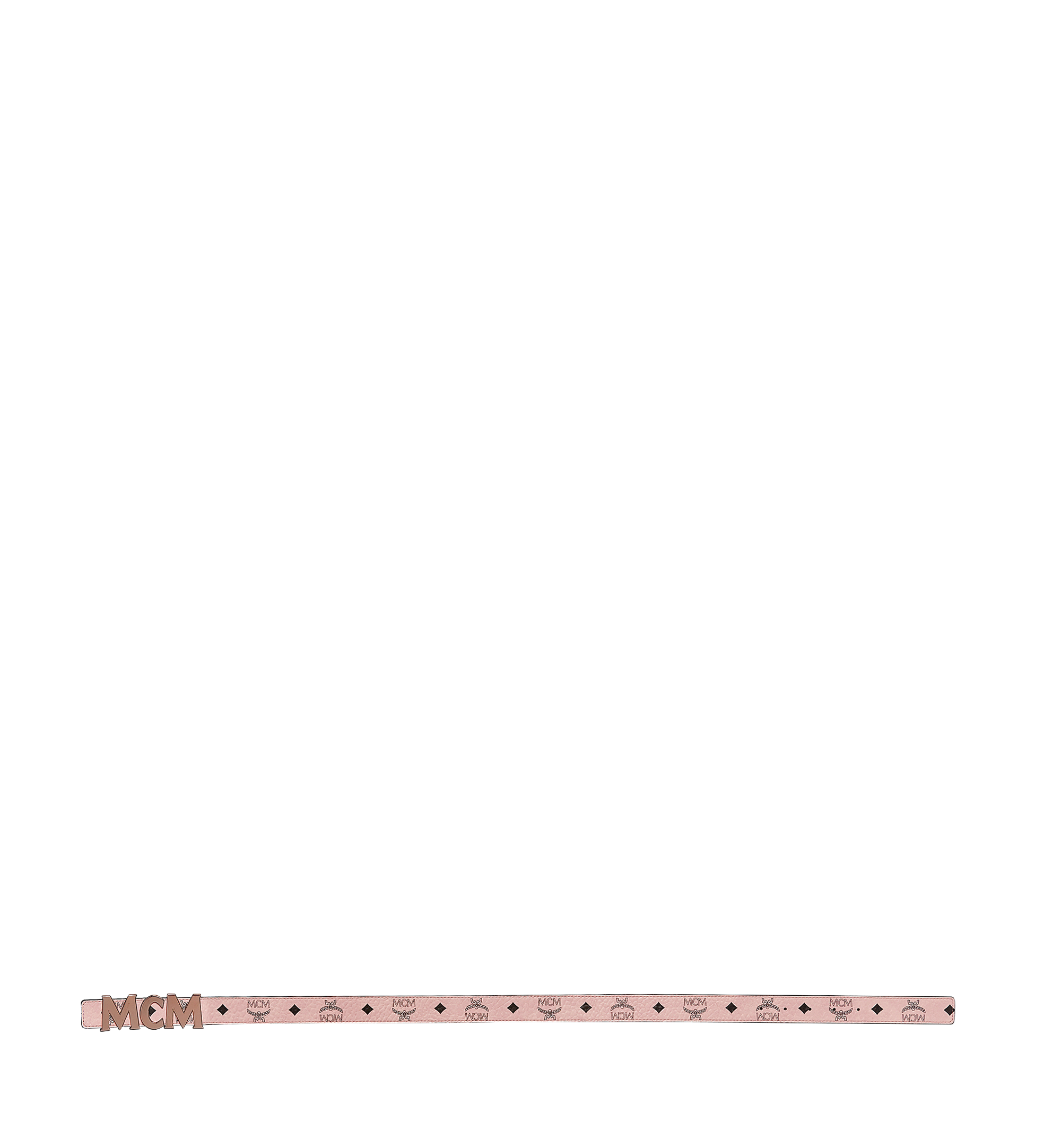 MCM MCM Letter Belt 1.2" in Visetos Pink MYB8SMM11PZ100 Alternate View 1