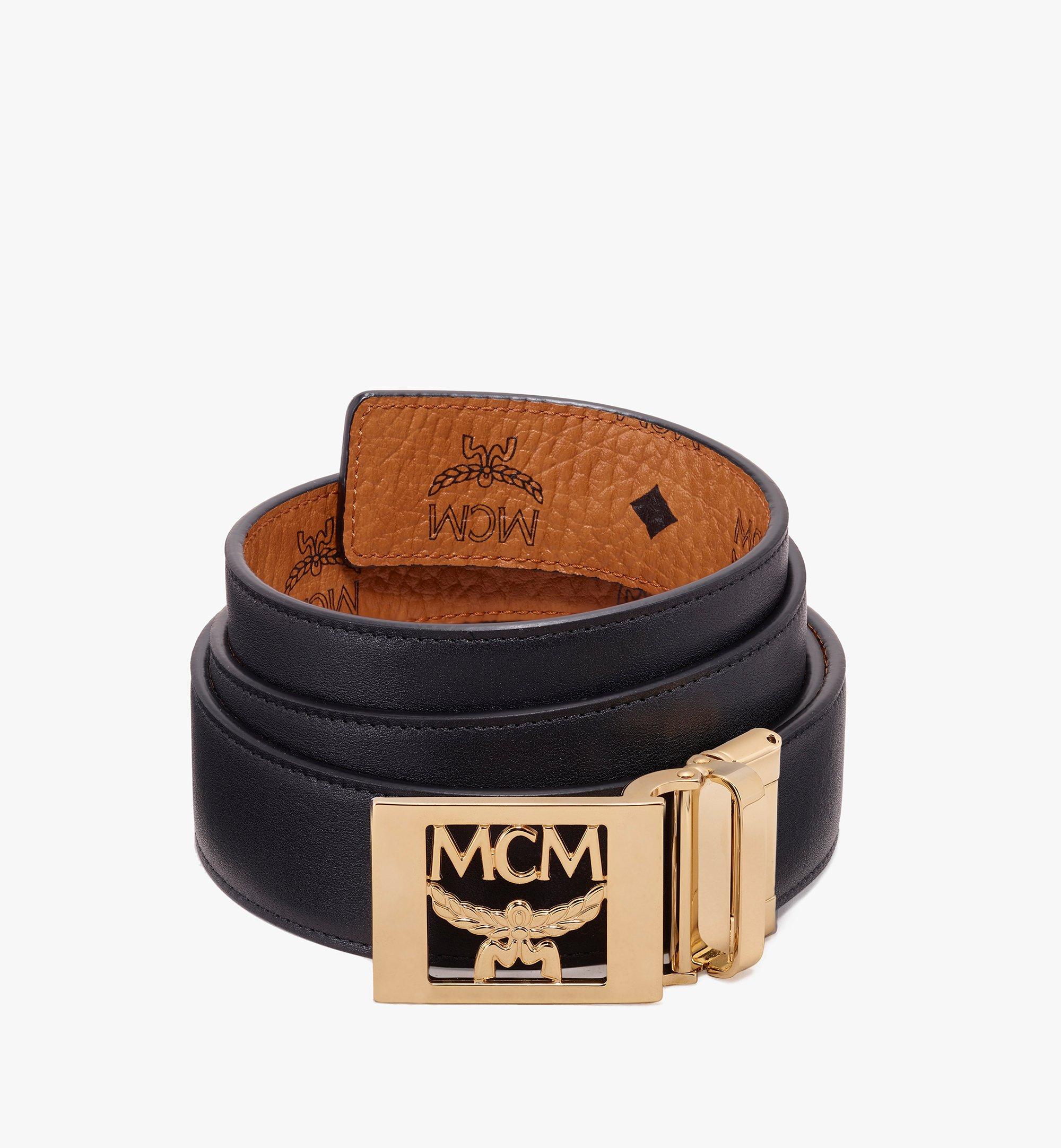 MCM MCM Collection Reversible Belt in Visetos Cognac MYB9AMM36CO001 Alternate View 1