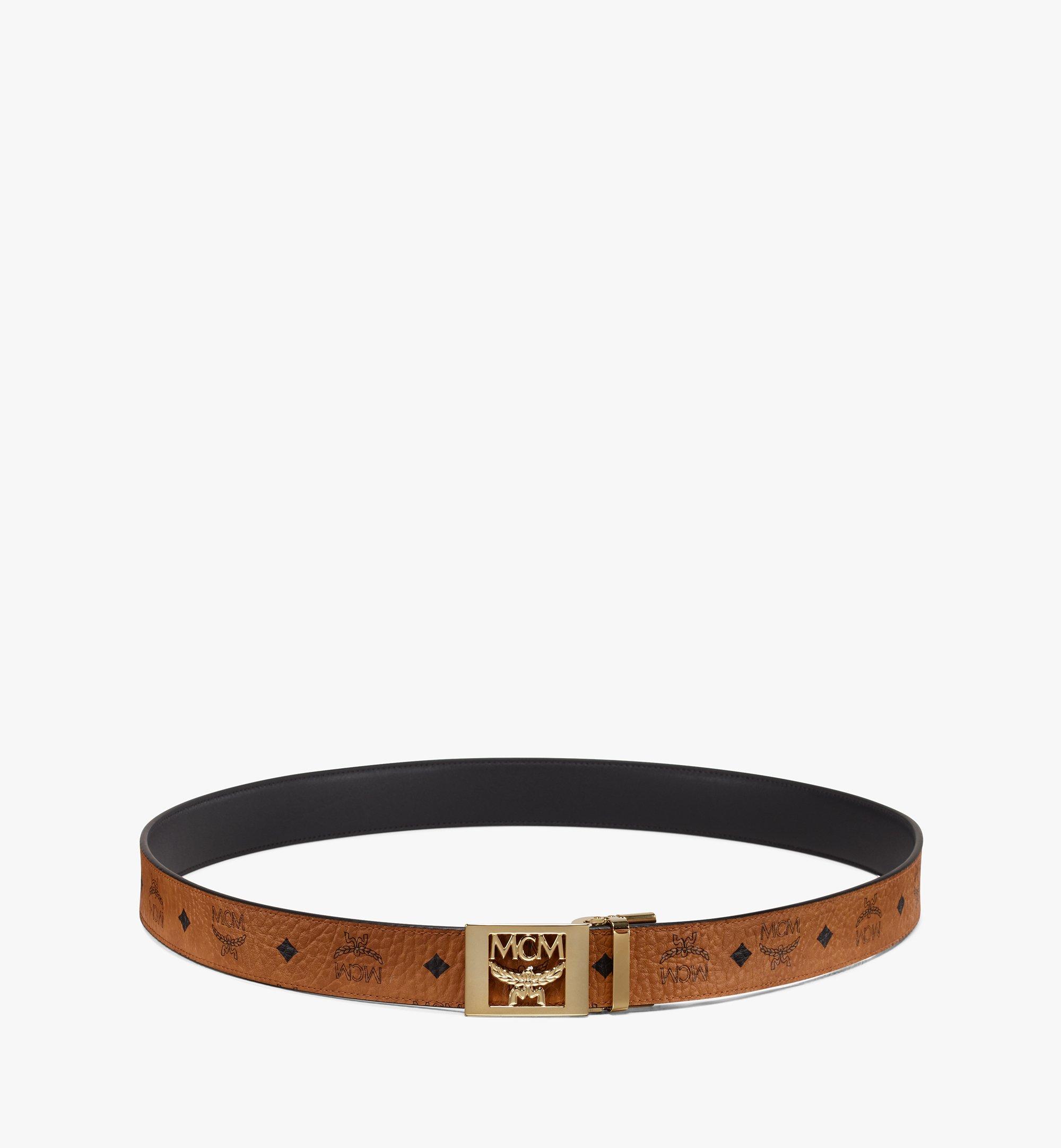 mcm cognac belt
