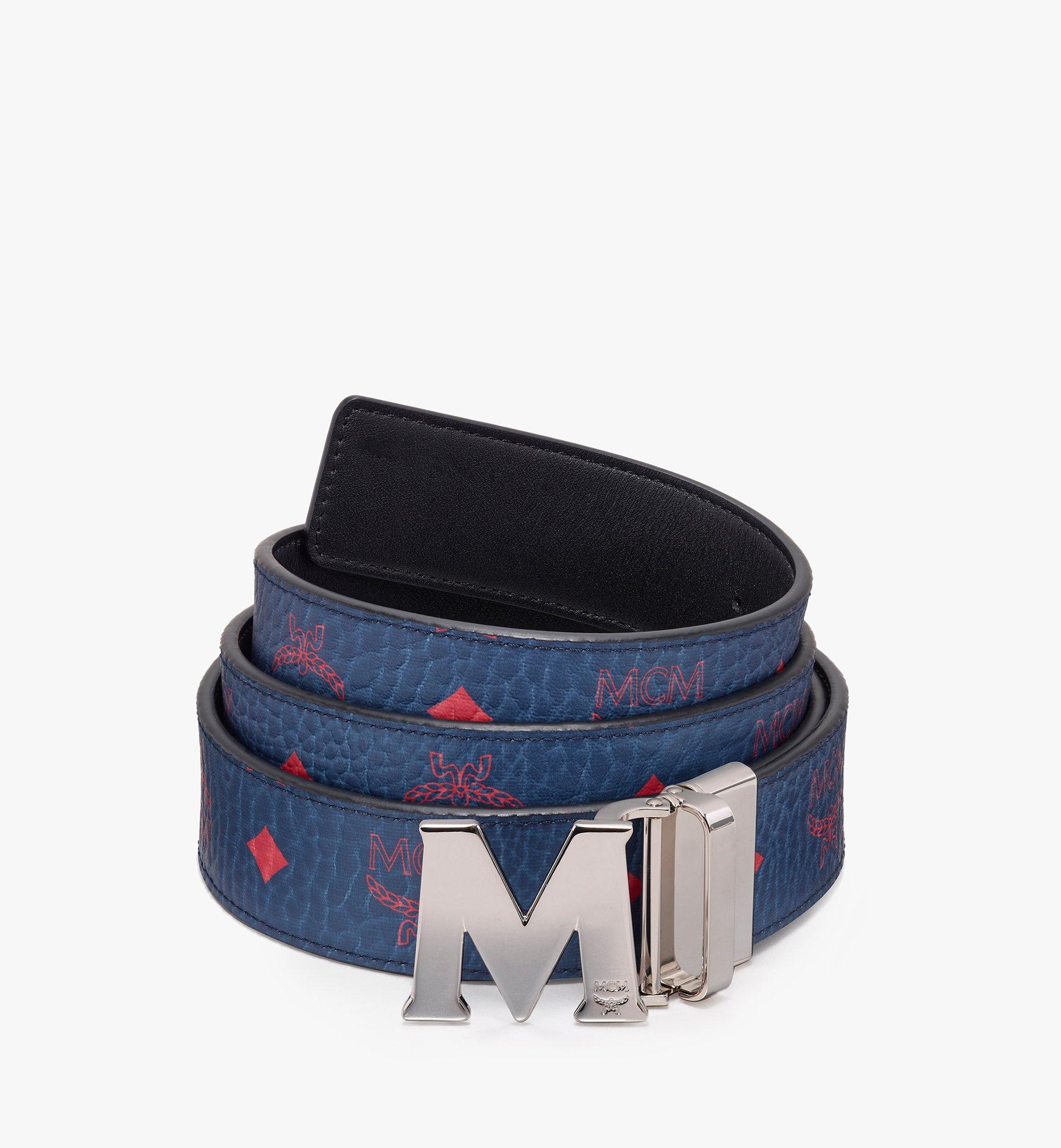 MCM Ceinture réversible Claus Flat M à imprimé Visetos  MYB9AVI02VS001 Plus de photos 1