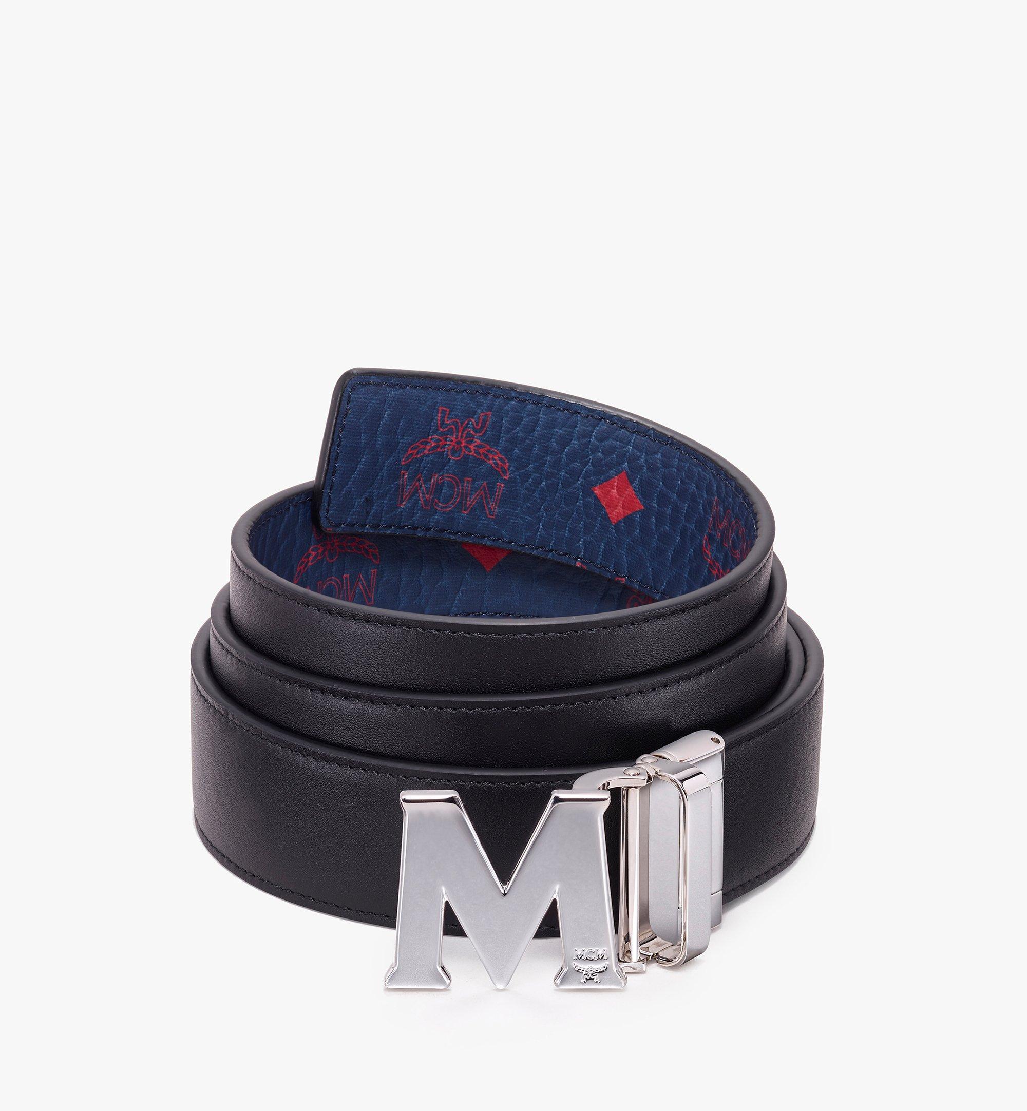 MCM Ceinture réversible Claus Flat M à imprimé Visetos  MYB9AVI02VS001 Plus de photos 1