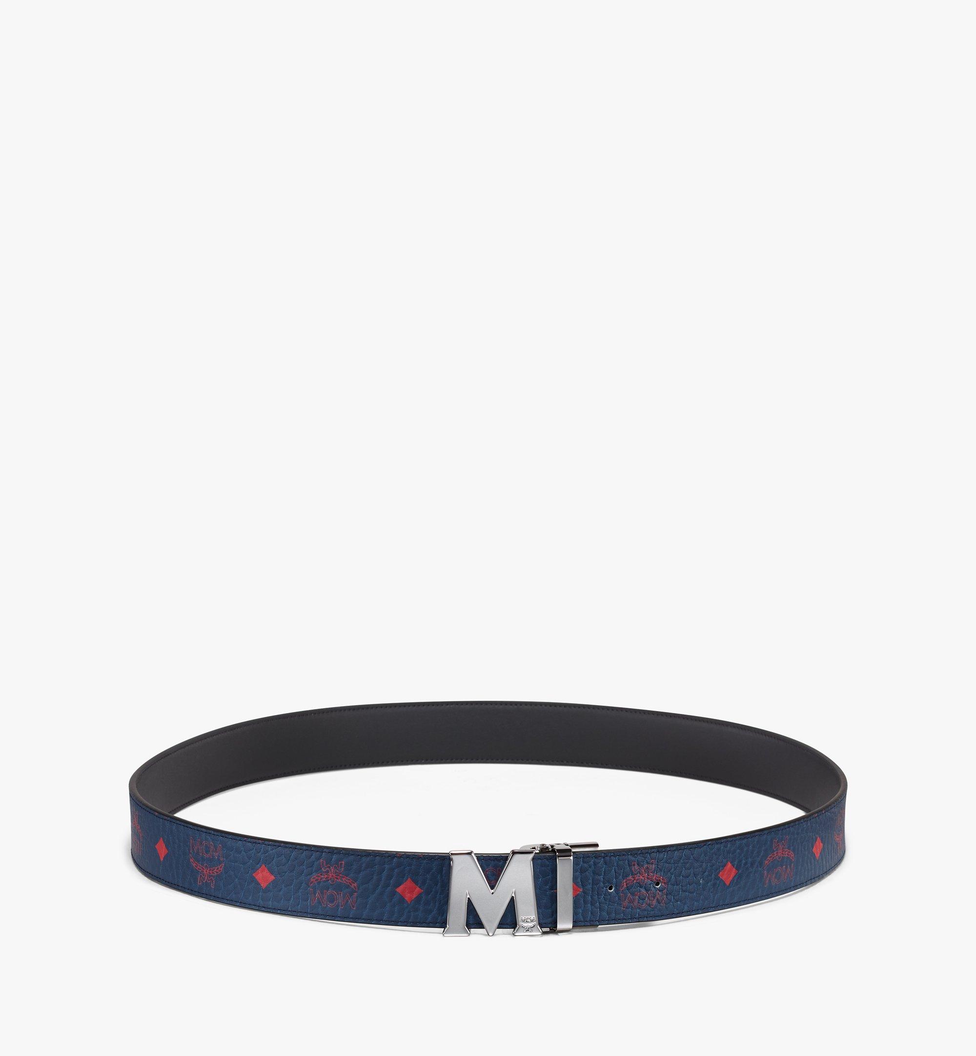 MCM Ceinture réversible Claus Flat M à imprimé Visetos  MYB9AVI02VS001 Plus de photos 2