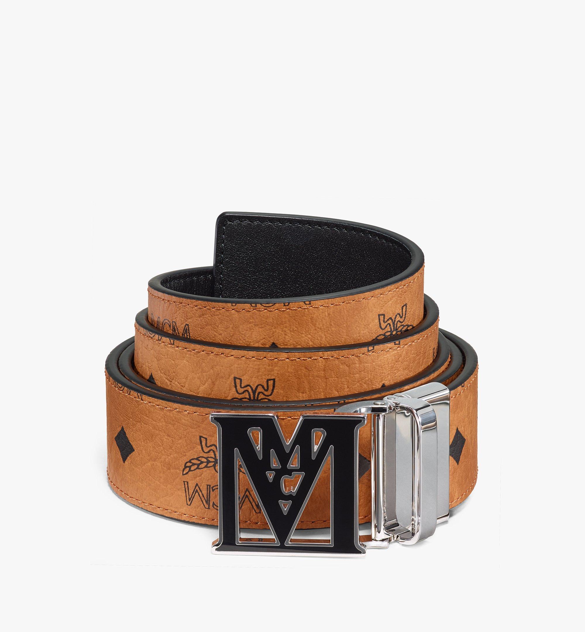 mcm cognac belt
