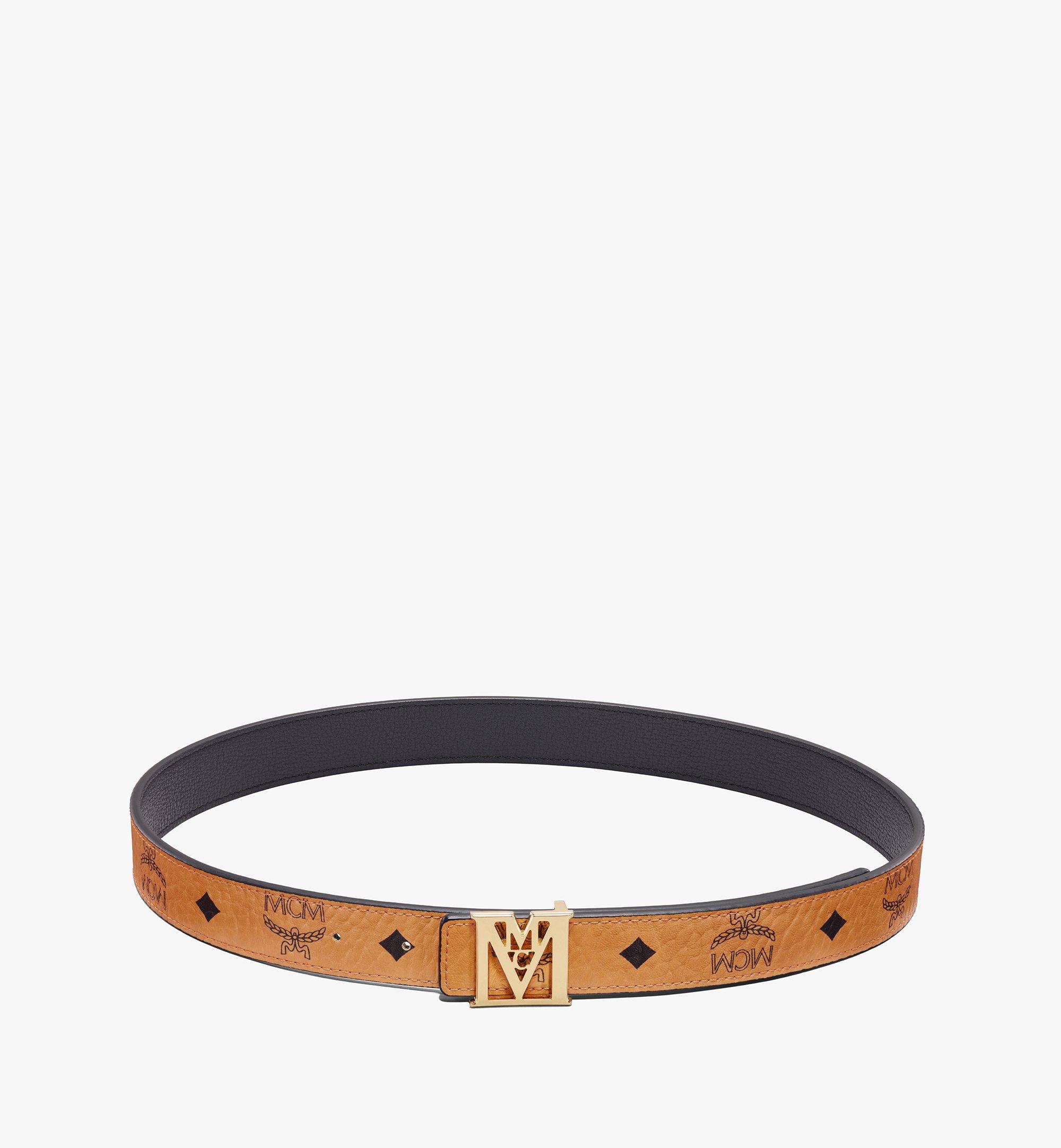 MCM 〈トラビア〉M リバーシブル ベルト 1" - ヴィセトス Cognac MYBAALM05CO100 ほかの角度から見る 2