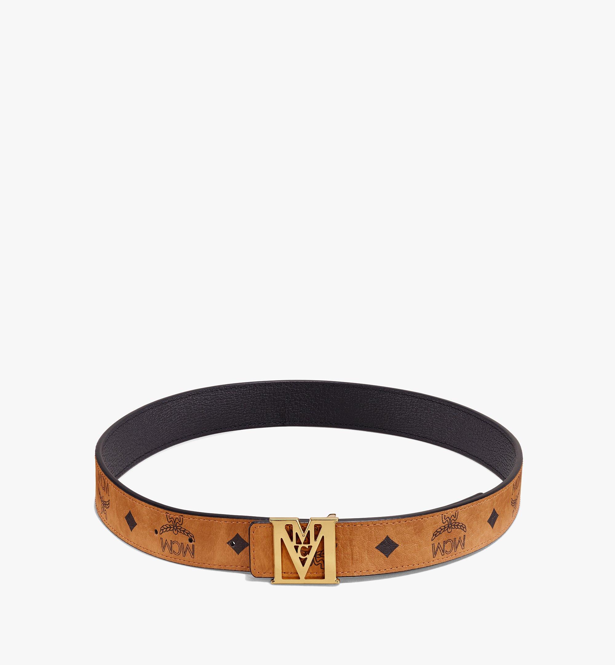 MCM 〈トラビア〉M リバーシブル ベルト 1" - ヴィセトス Cognac MYBAALM05CO100 ほかの角度から見る 4