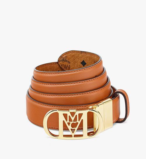 Mode Travia Reversible Belt 1” in Embossed Leather
