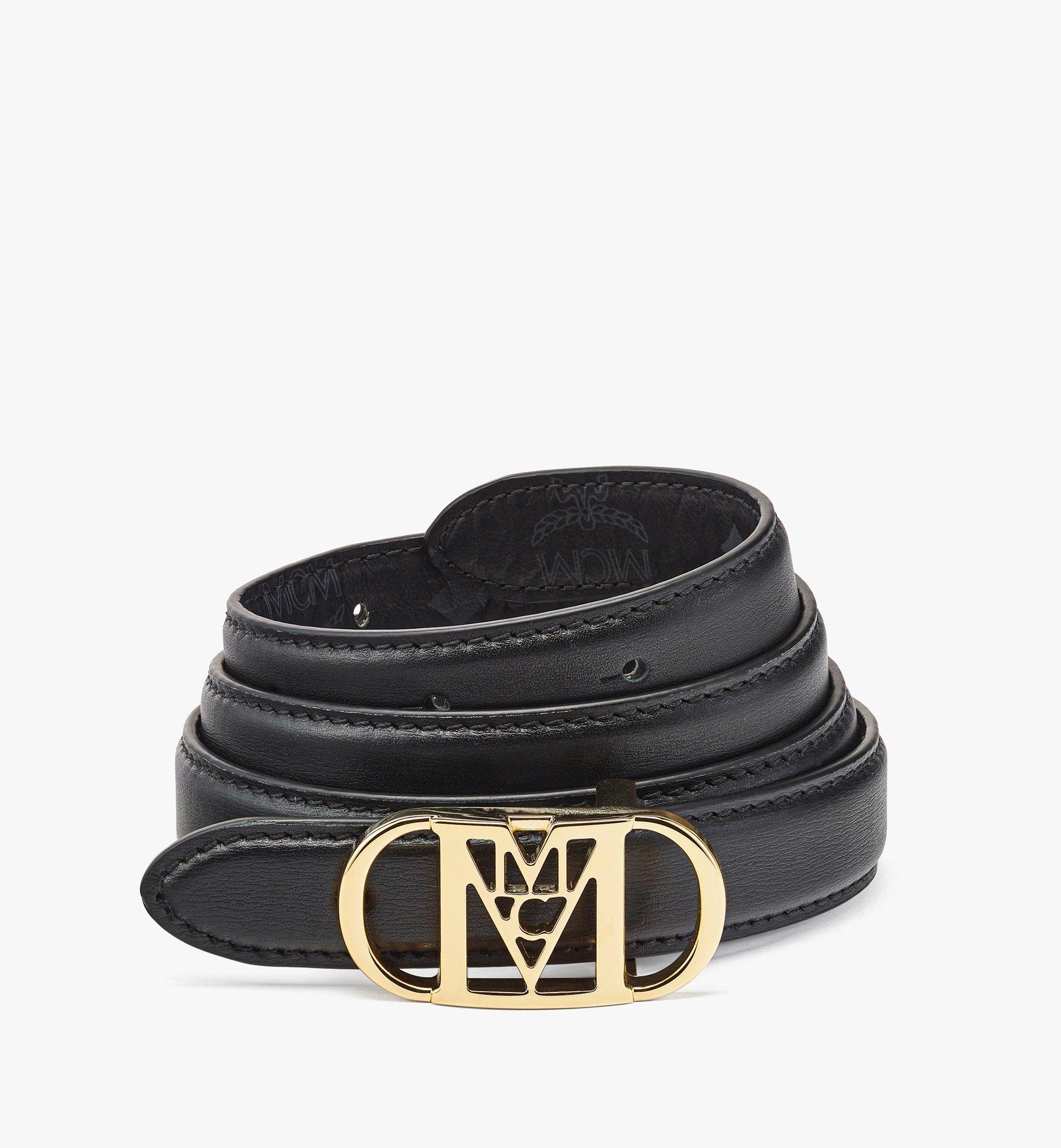 Mcm Reversible Logo-Buckle Belt