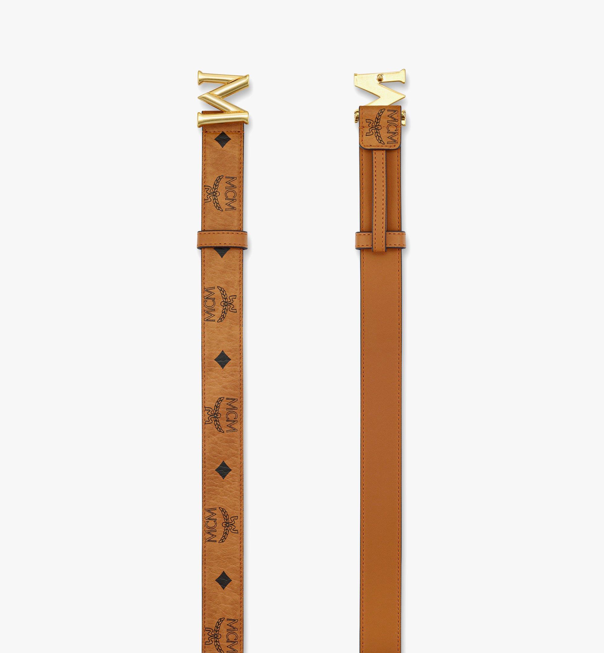MCM Claus M ベルト 1.2" - ヴィセトス Cognac MYBDACJ01CO110 ほかの角度から見る 1
