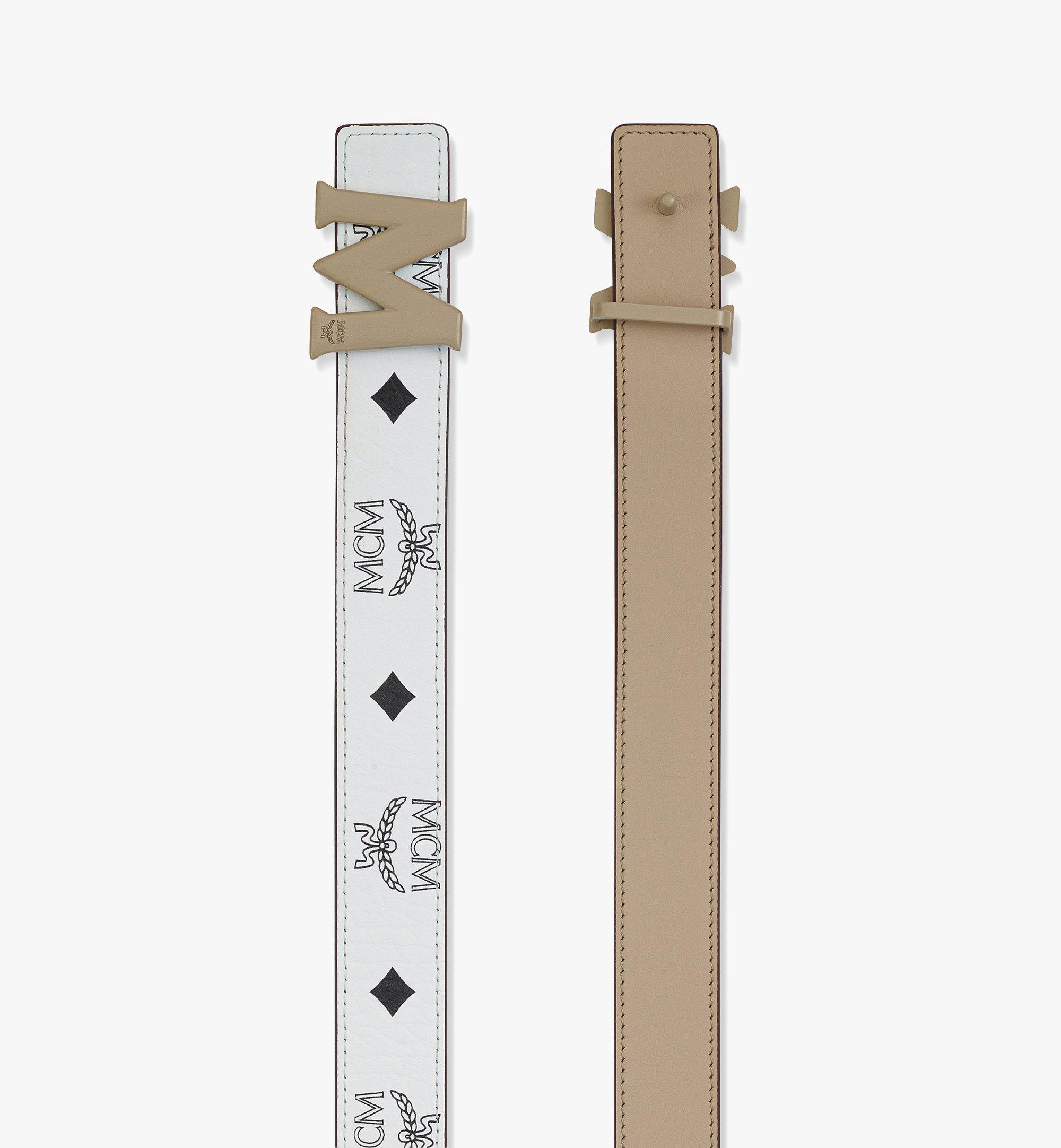 MCM Claus同色调M字双面腰带 Beige MYBDACJ04I7100 更多视角 1