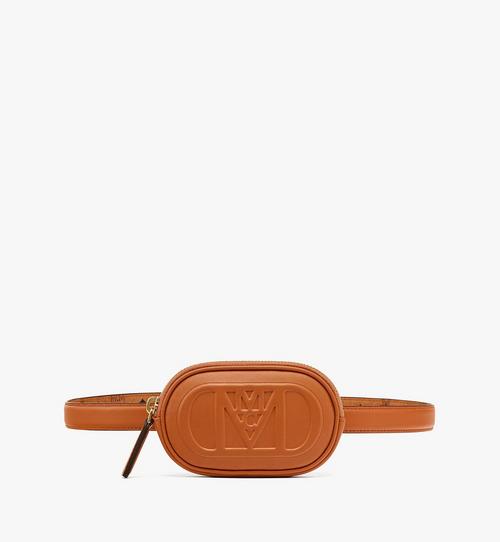 Mode Travia Belt w/ Zip Pouch in Nappa Leather