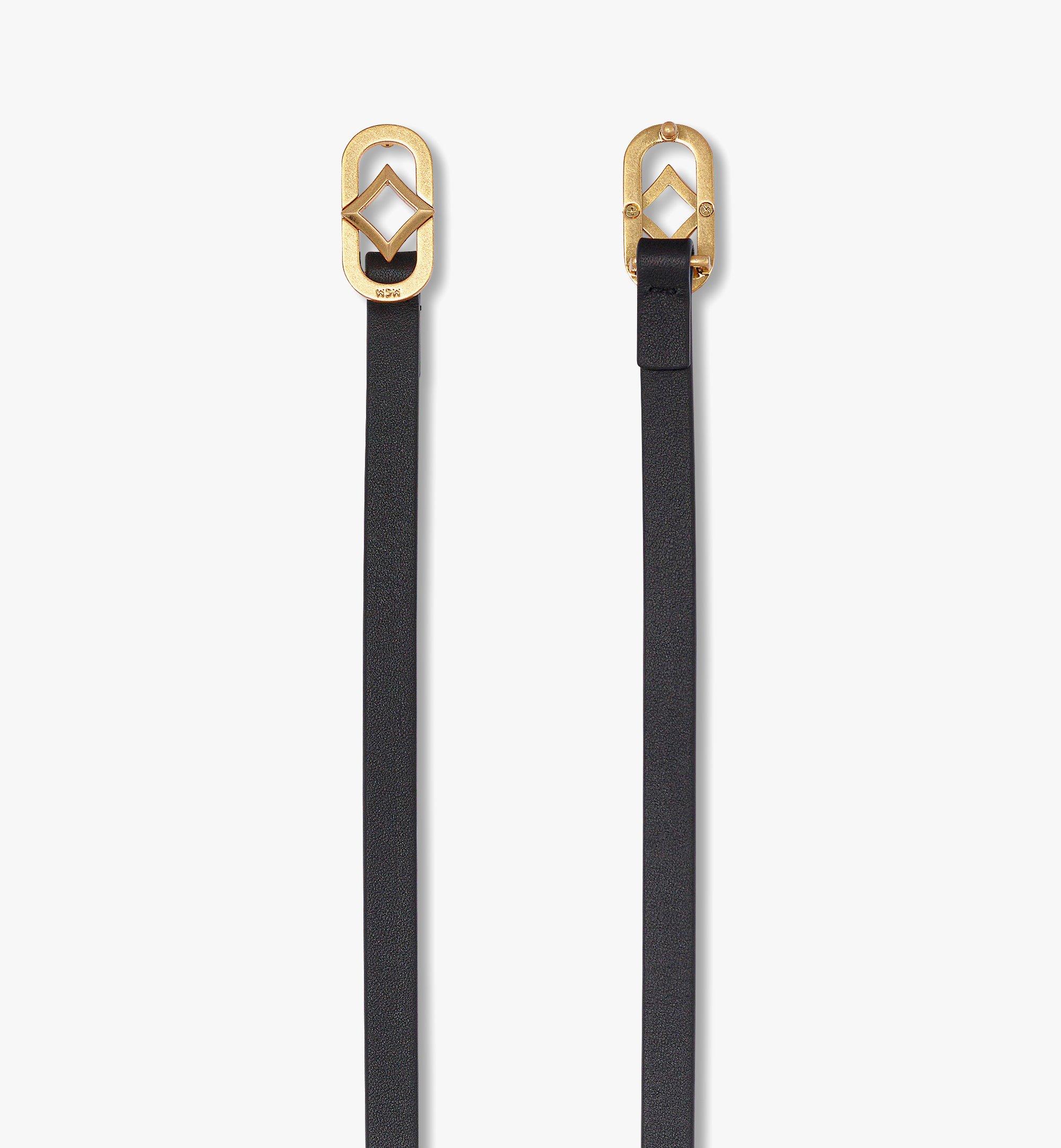 MCM Diamond バックル ベルト - スペイン製カーフレザー Black MYBESAK01BK090 ほかの角度から見る 1