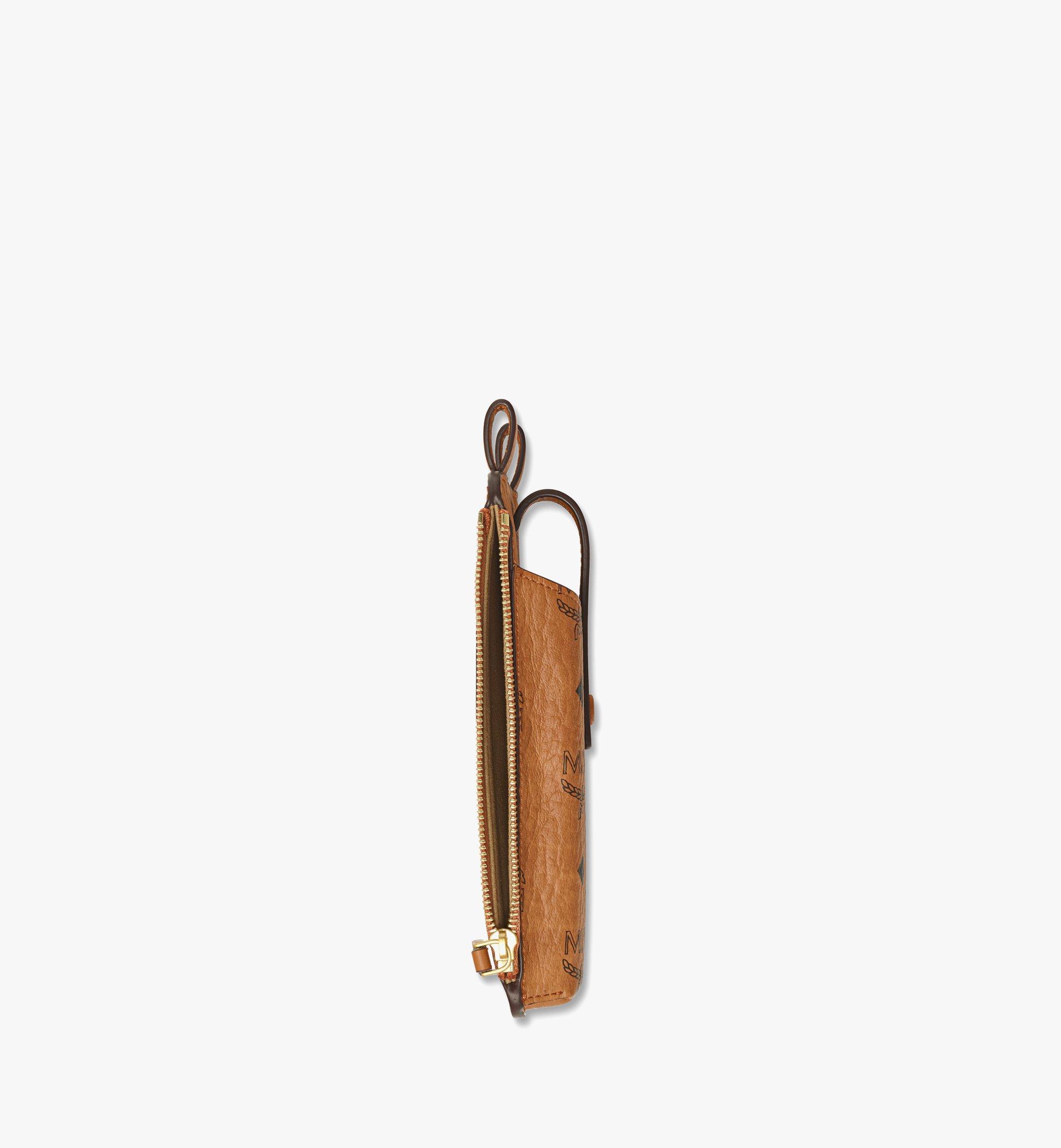 MCM M-Art Pouch Belt in Visetos Cognac MYBFSTA01CO100 Alternate View 1