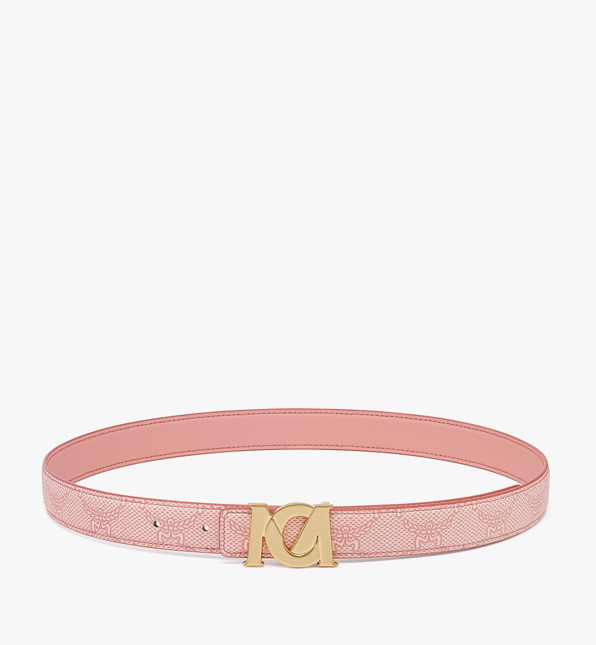 MCM ​​M-Art Belt 1” in Lauretos Pink MYBFSUM02P6080 Alternate View 1