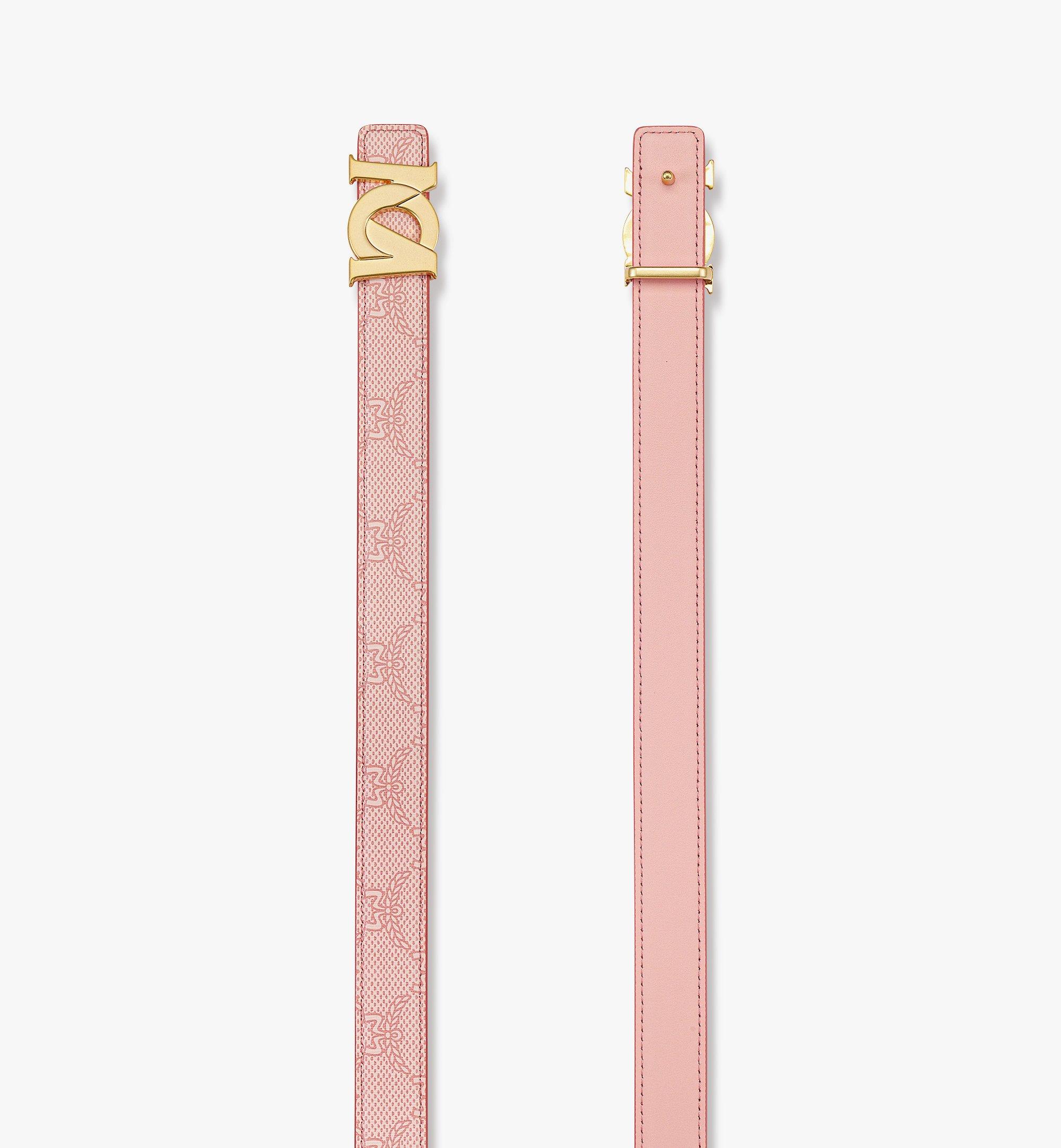 MCM ​​M-Art Belt 1” in Lauretos Pink MYBFSUM02P6080 Alternate View 2