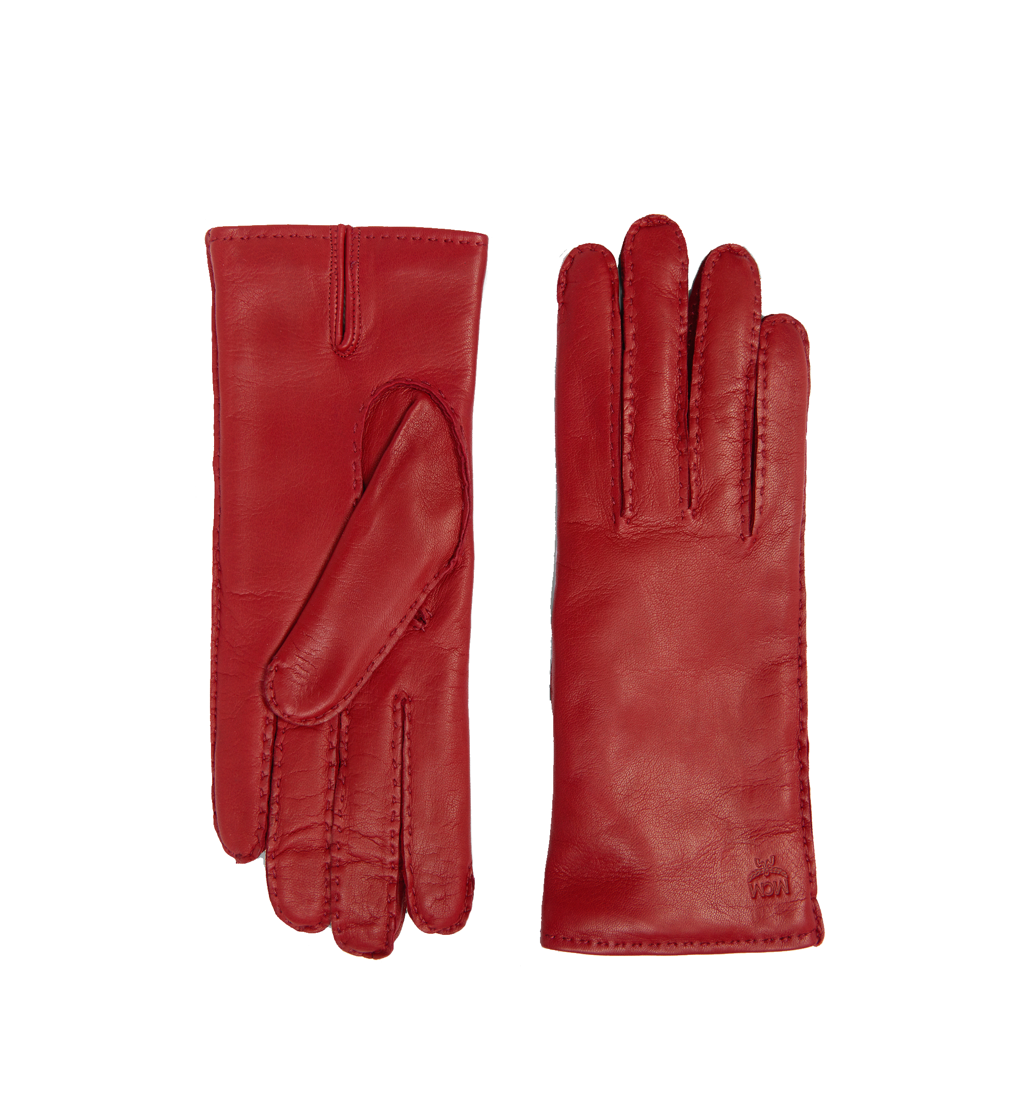 MCM Women's Gloves in Leather BEIGE MYG7AMM15RY00S Alternate View 1