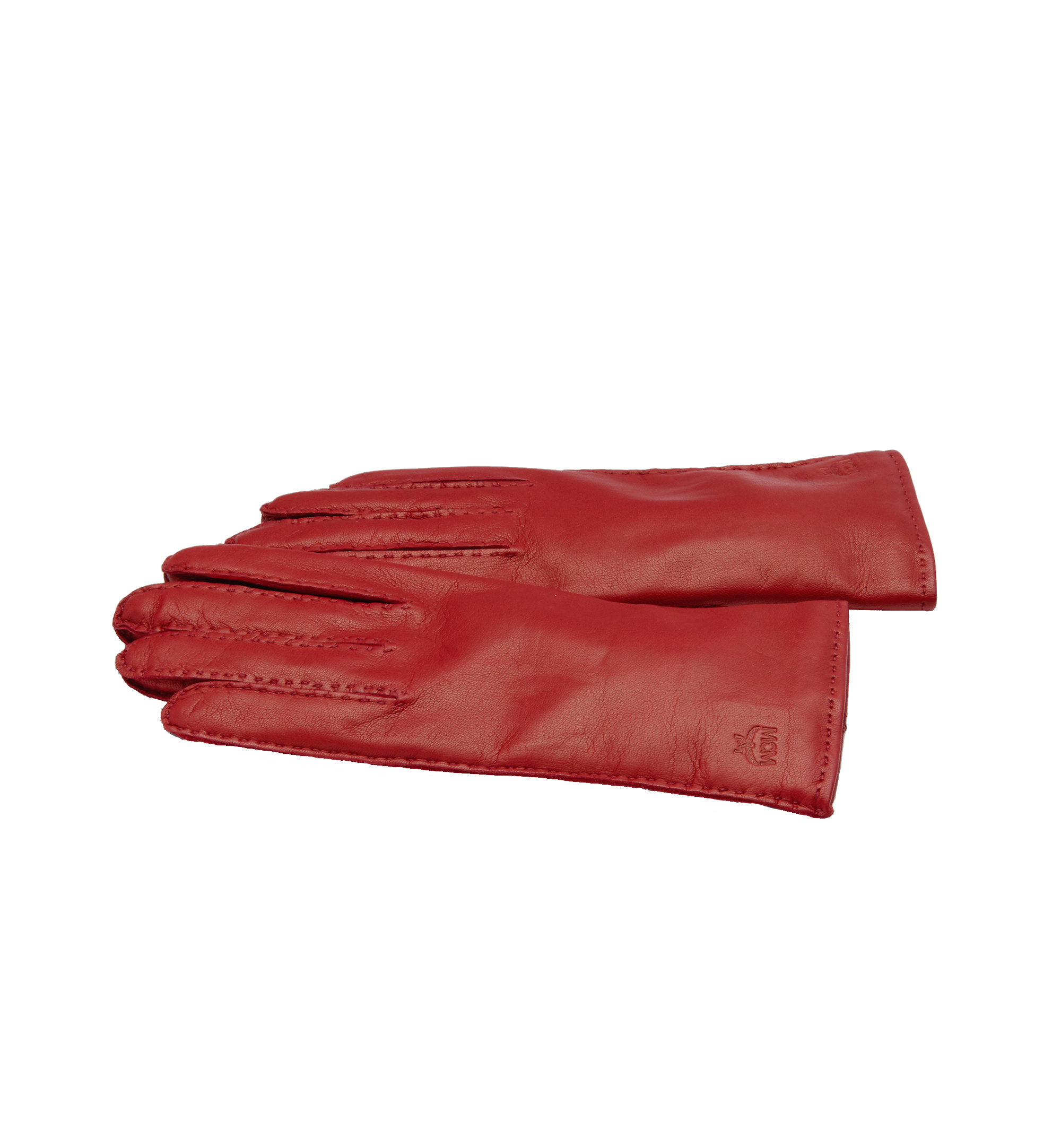 MCM Women's Gloves in Leather BEIGE MYG7AMM15RY00S Alternate View 1