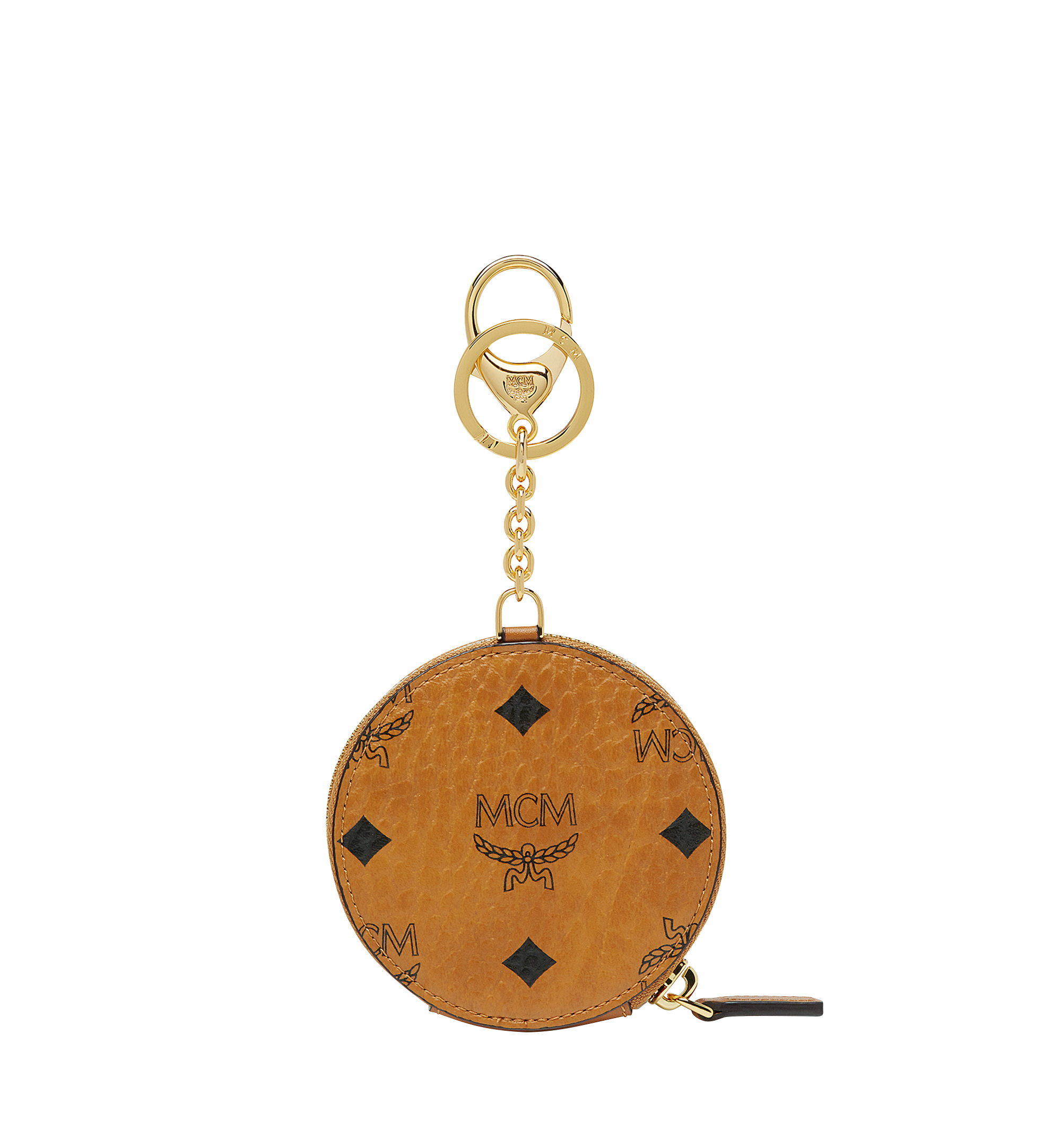 Mcm Cognac Key Ring in Visetos Original MXZAAVI09CO 8809675897999 - Jomashop