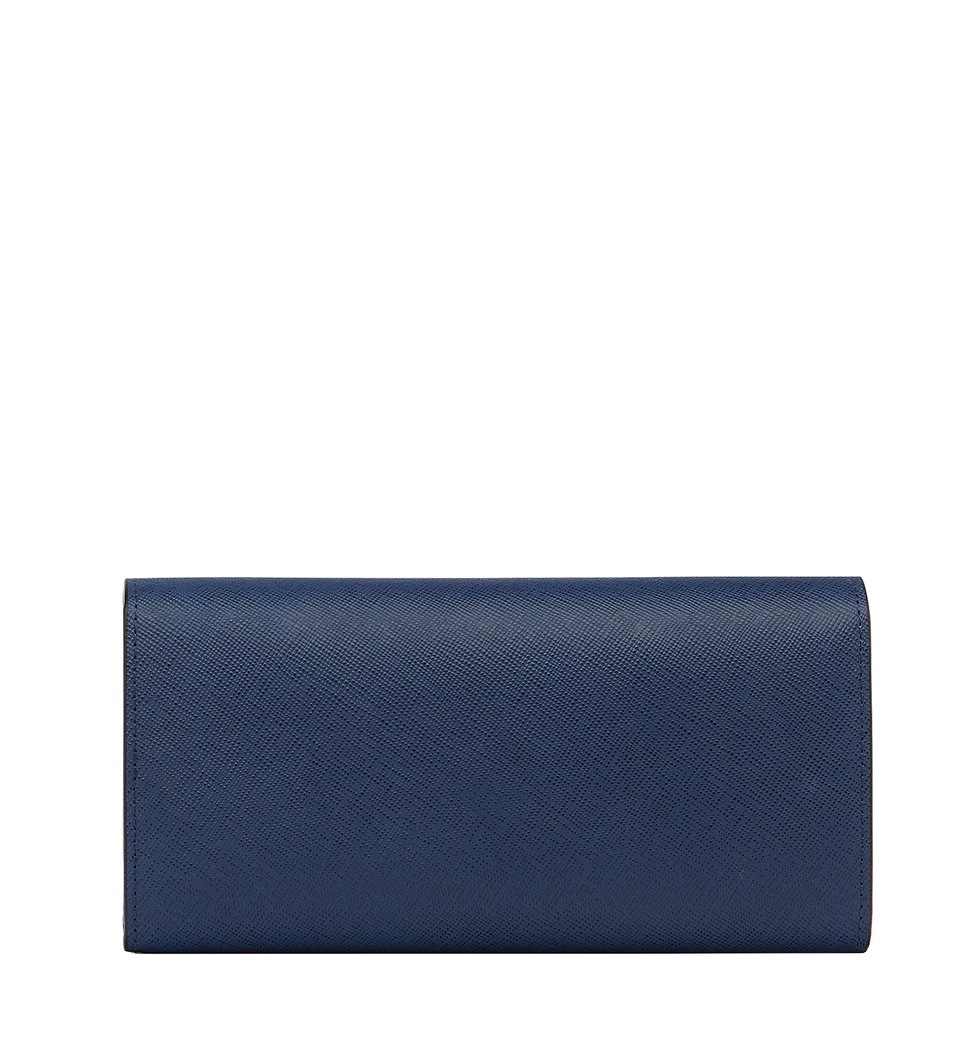 MCM Elda Wallet in Embossed Leather Navy MYL6AED02VY001 Alternate View 2