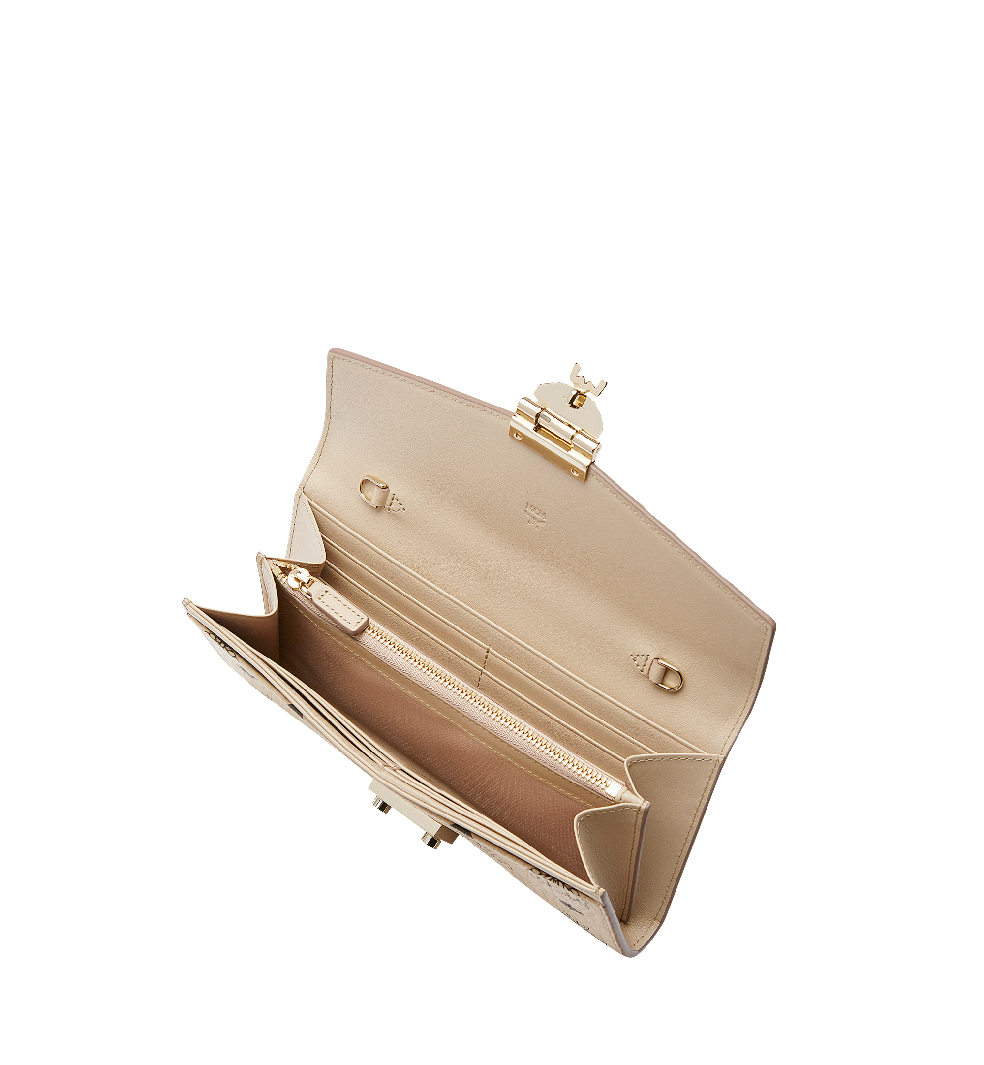 MCM Tracy Crossbody Wallet in Visetos Beige MYL7APA11IG001 Noch mehr sehen 3