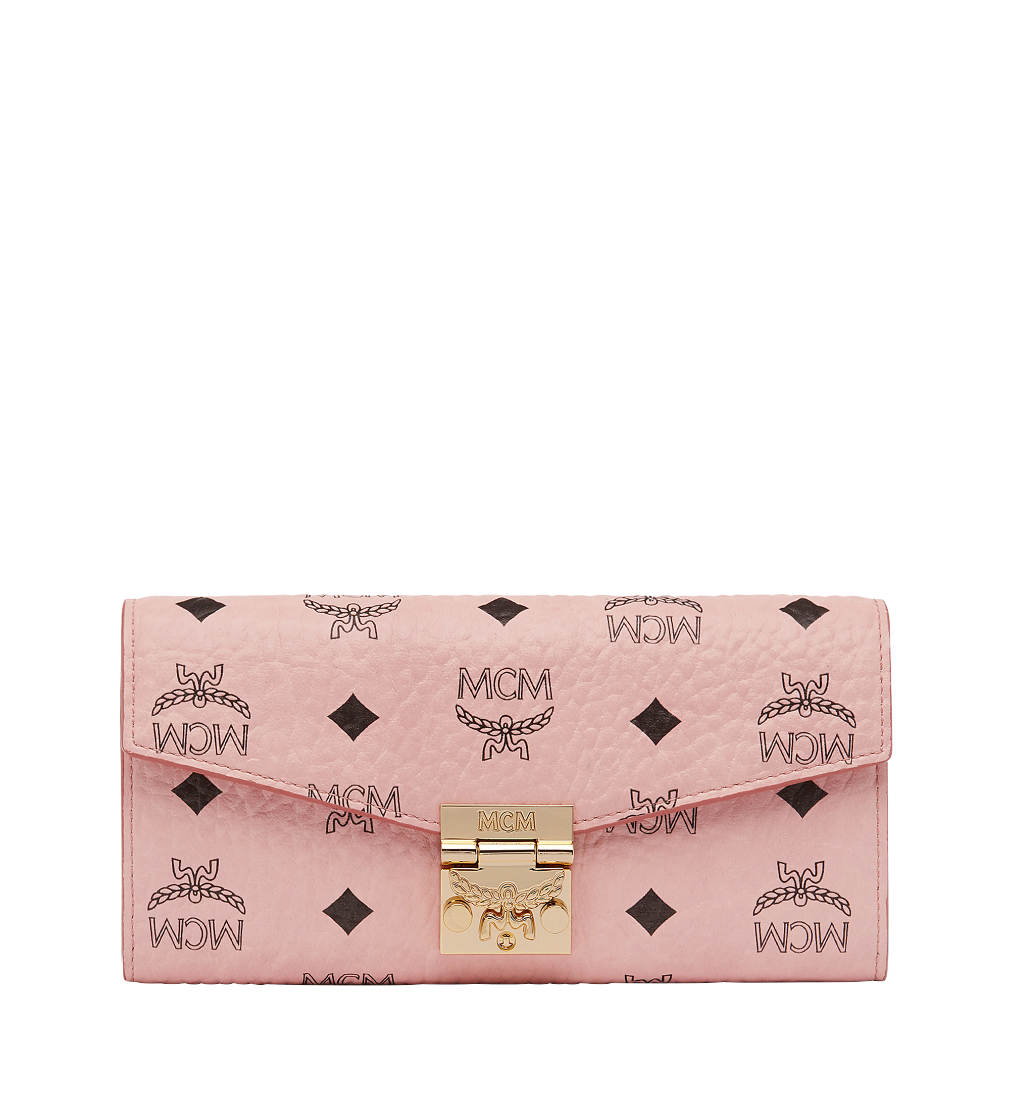 MCM Tracy Crossbody Wallet in Visetos Pink MYL7APA11PZ001 Alternate View 1