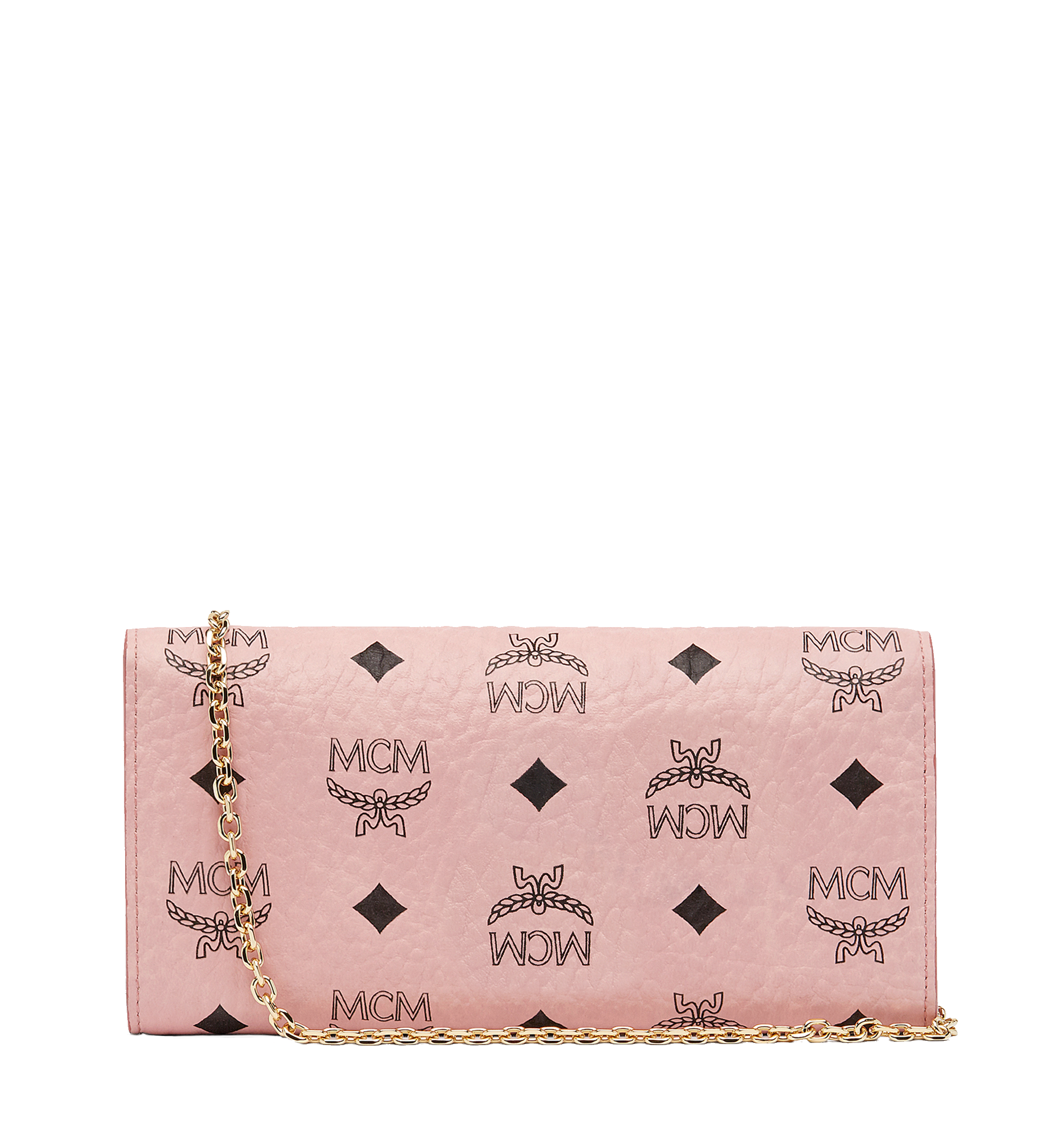 MCM Tracy Crossbody Wallet in Visetos Pink MYL7APA11PZ001 Alternate View 2