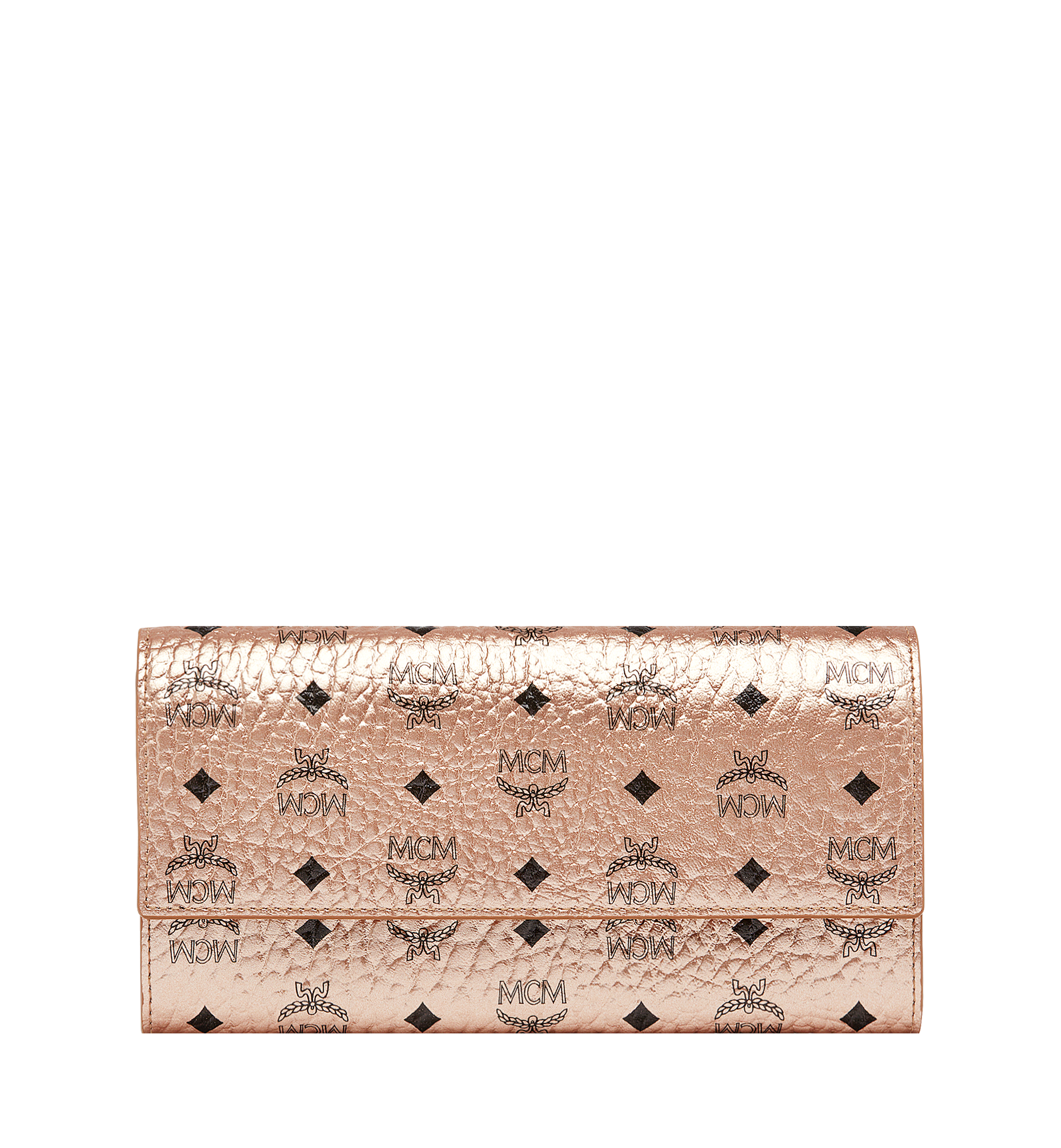 MCM Two Fold Wallet in Visetos Original  MYL8AVI99TC001 Alternate View 1