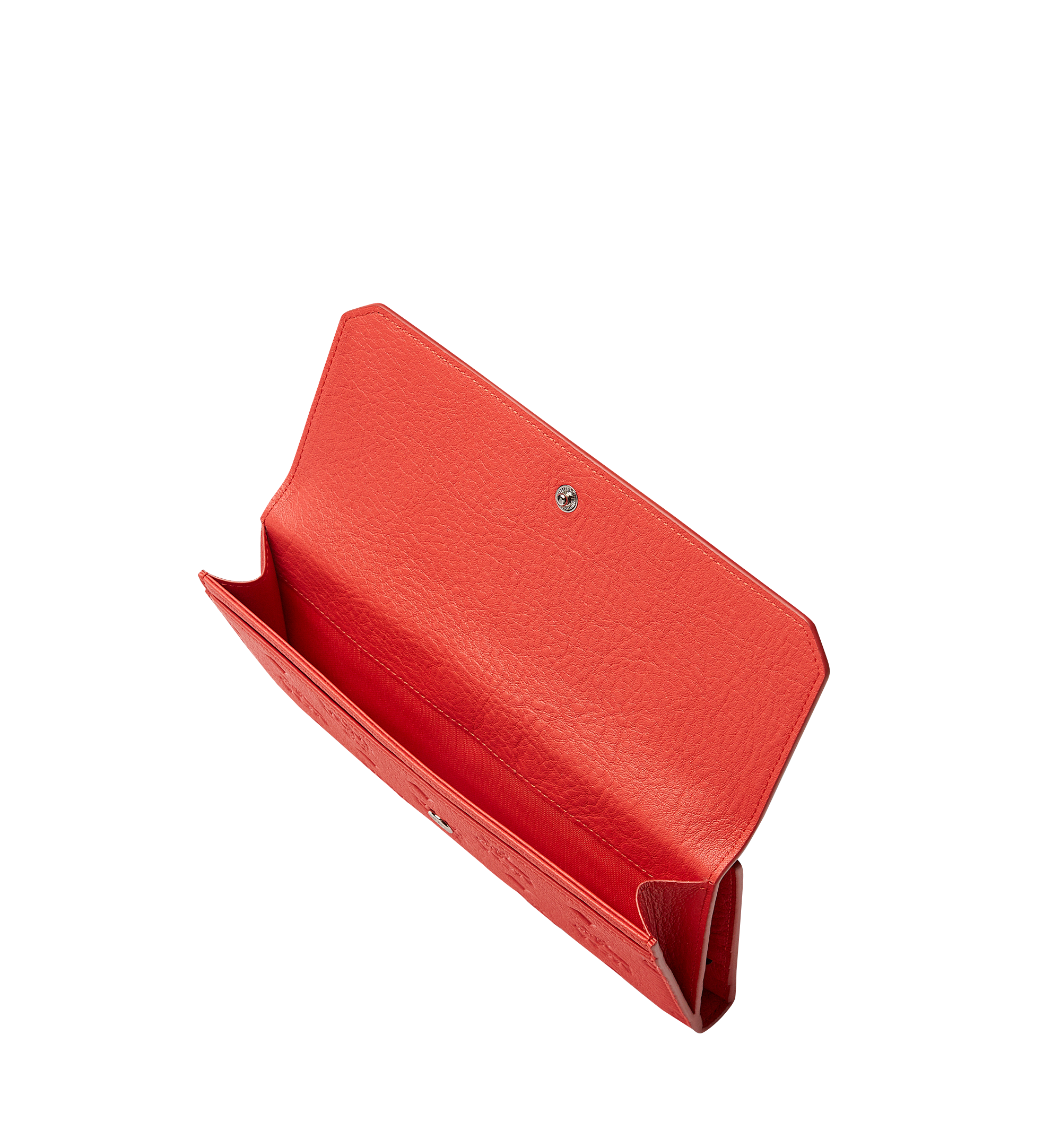 MCM Klara Two Fold Wallet in Monogram Leather Orange MYL8SKM02OG001 Alternate View 4
